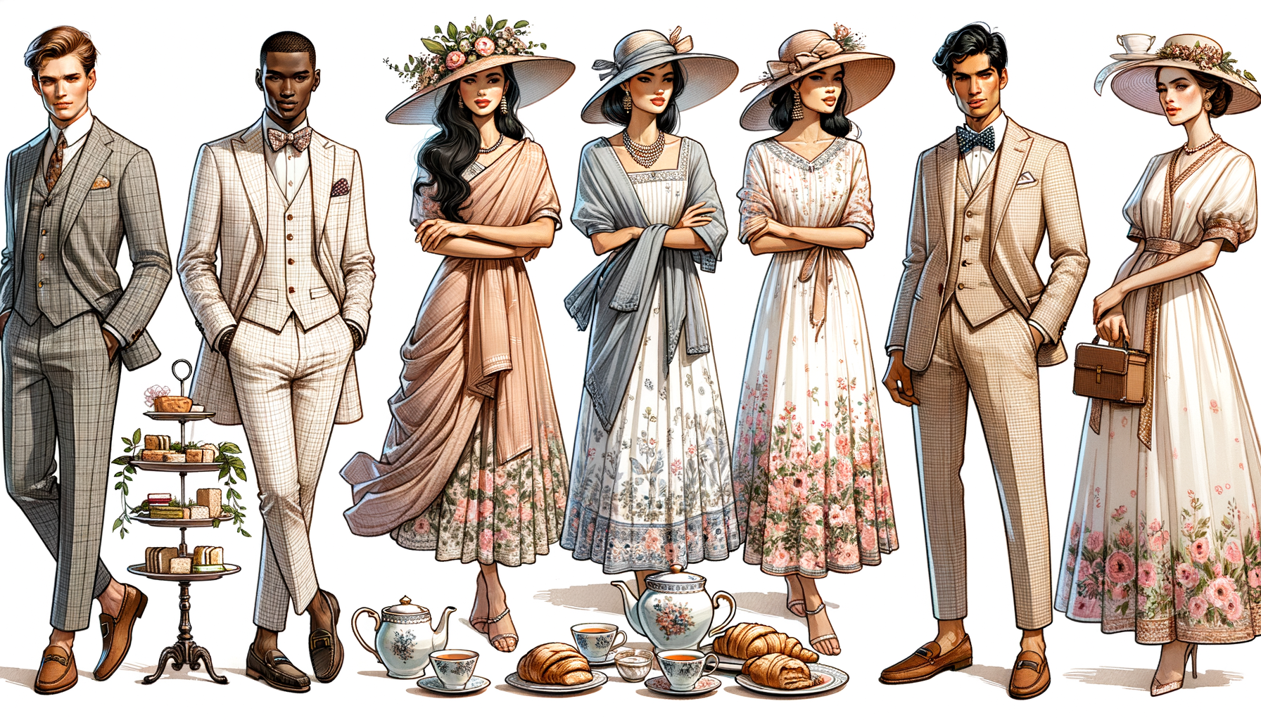 How to dress for tea party​