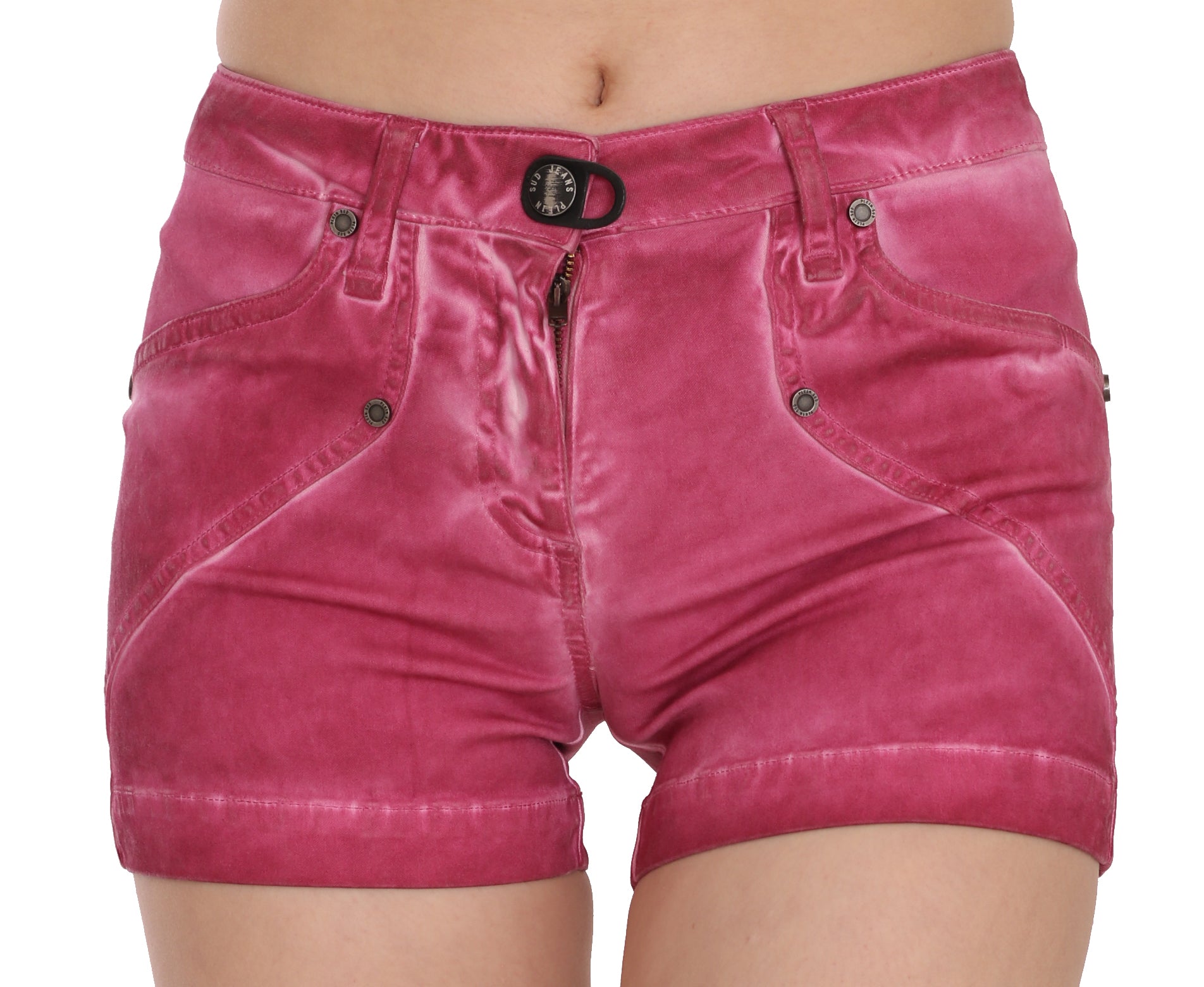 Σορτσάκι PLEIN SUD Chic Pink Washed Denim