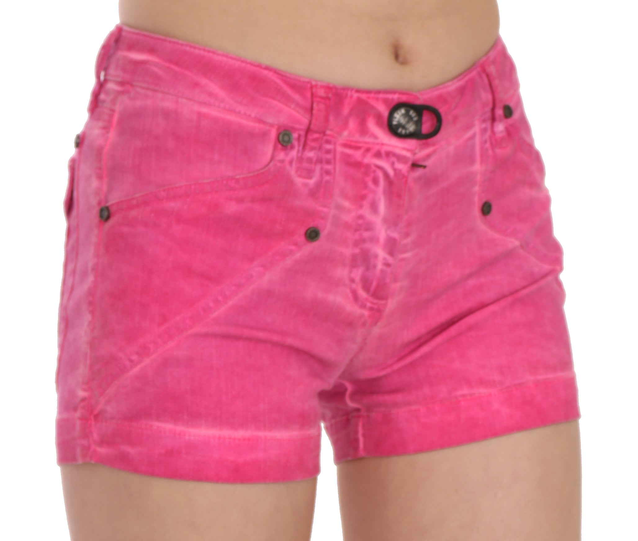 Μίνι σορτς PLEIN SUD Chic Pink Mid Waist