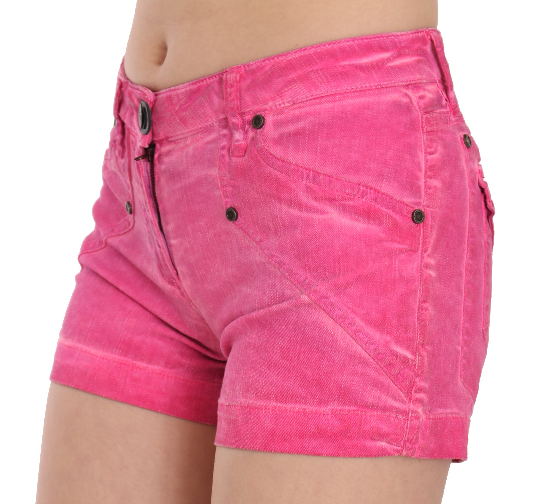 Μίνι σορτς PLEIN SUD Chic Pink Mid Waist