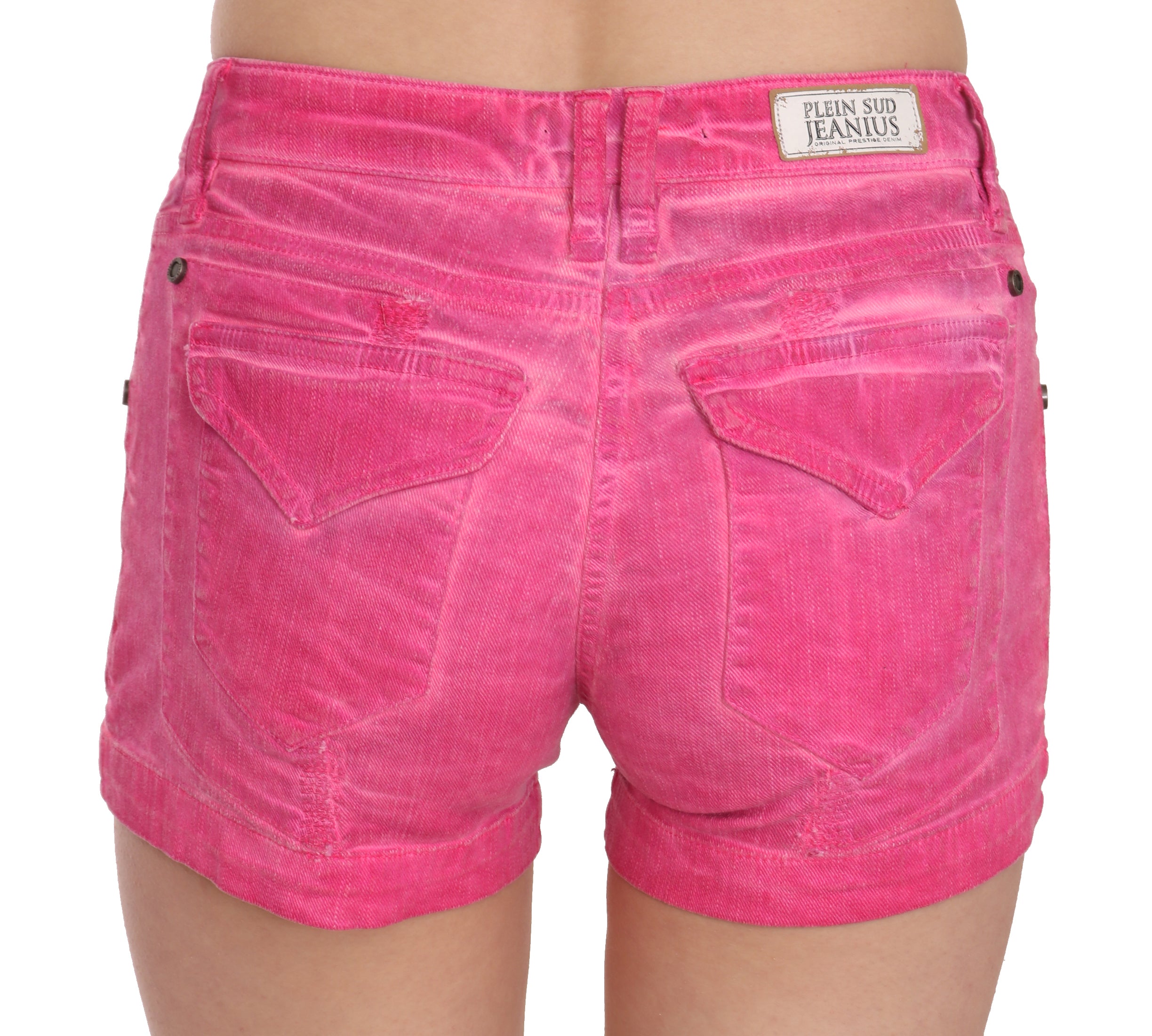 Μίνι σορτς PLEIN SUD Chic Pink Mid Waist