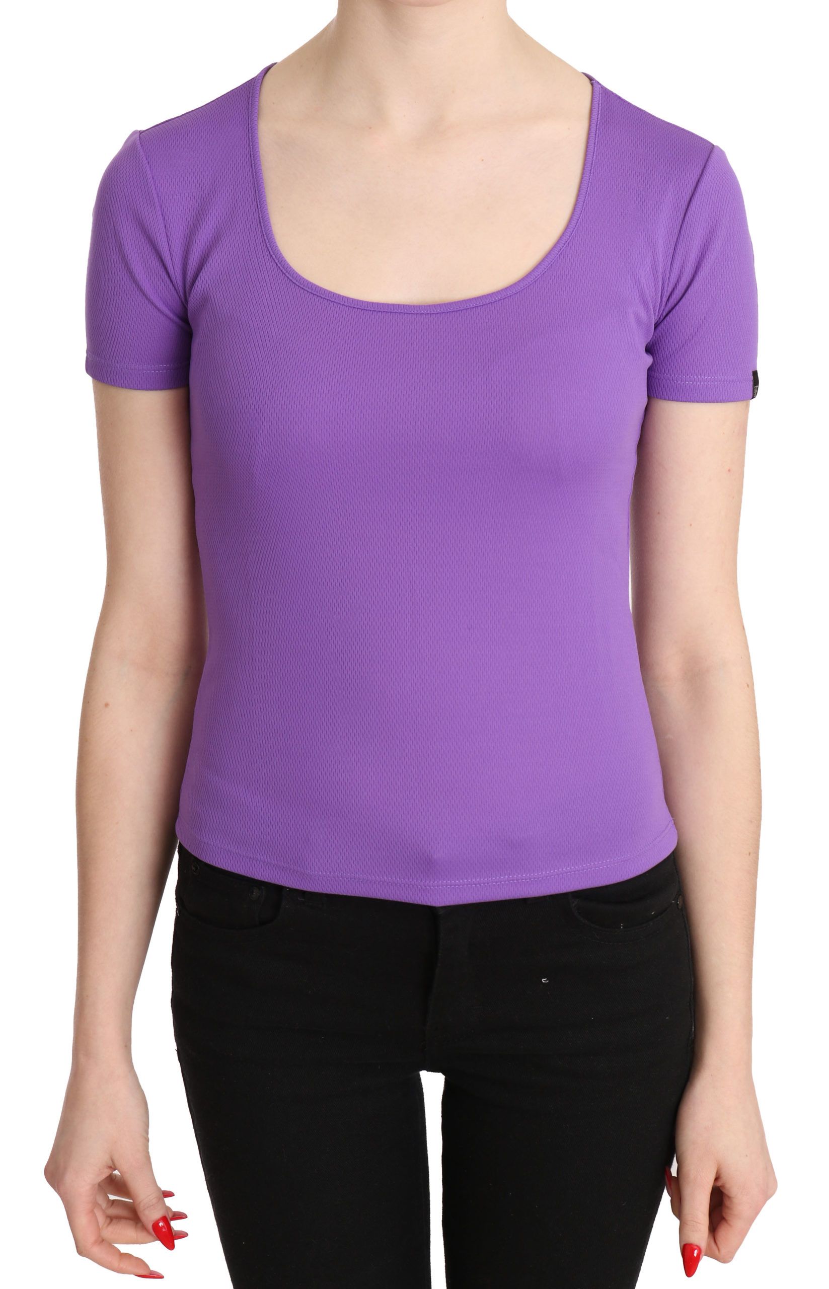 GF Ferre Chic Purple Casual Top για καθημερινή κομψότητα