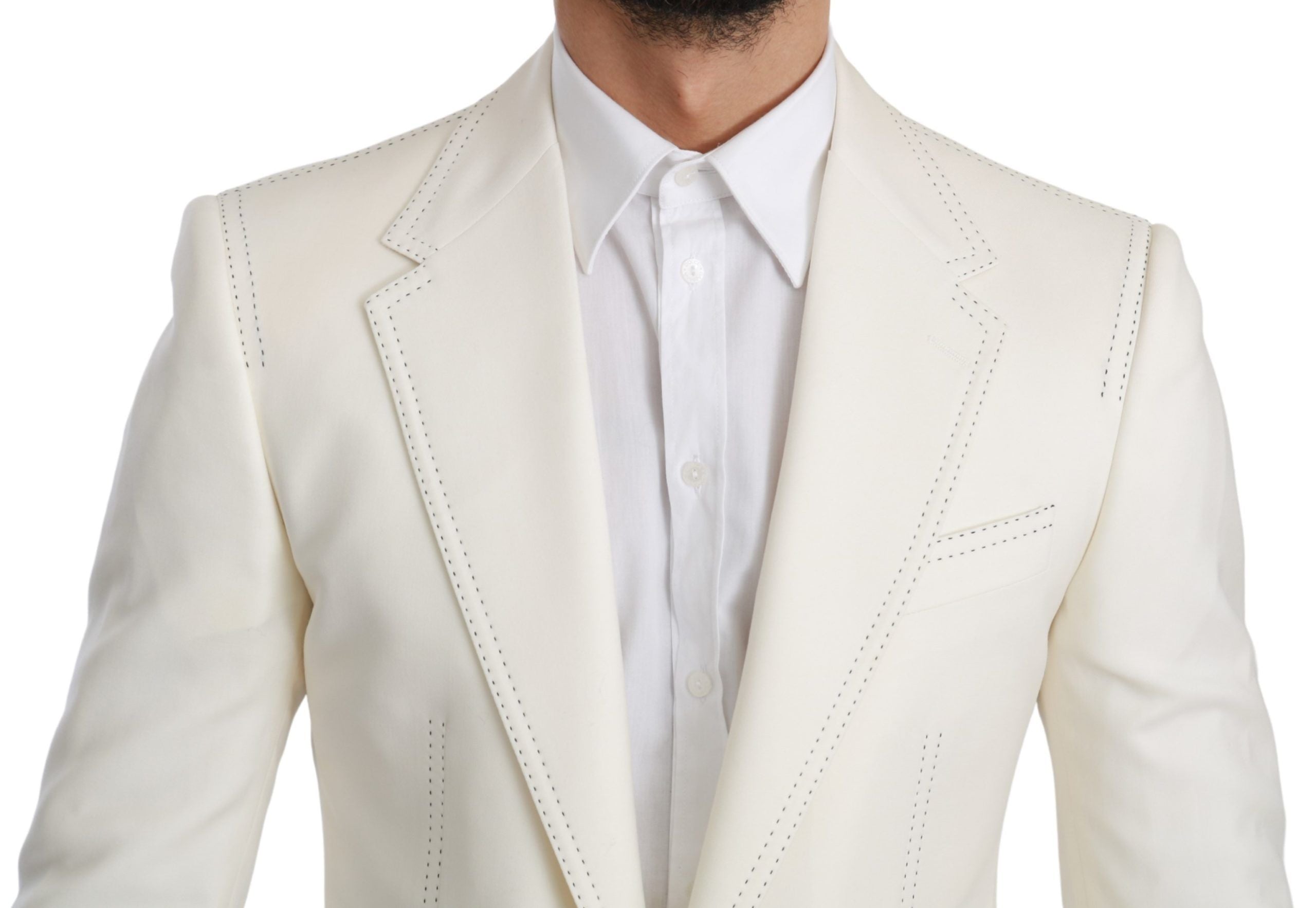 Dolce &amp; Gabbana Elegant Slim Fit Virgin Wool Blazer