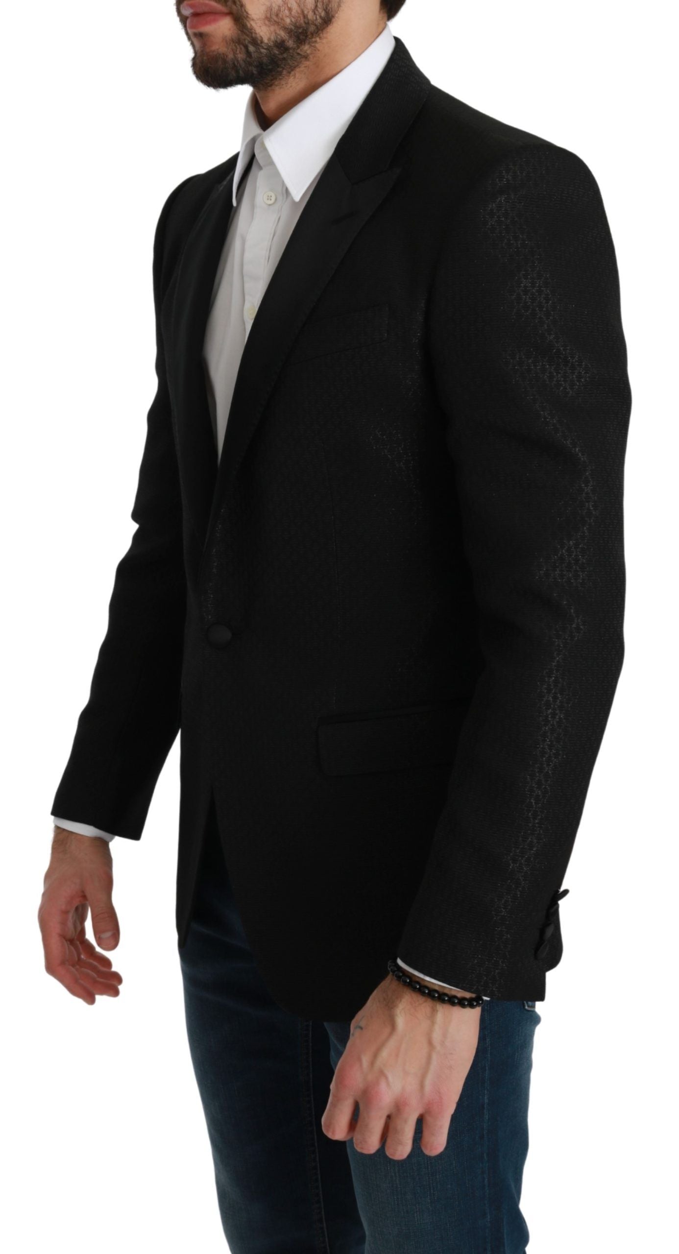 Μπουφάν Dolce &amp; Gabbana Slim Fit Martini Black Blazer