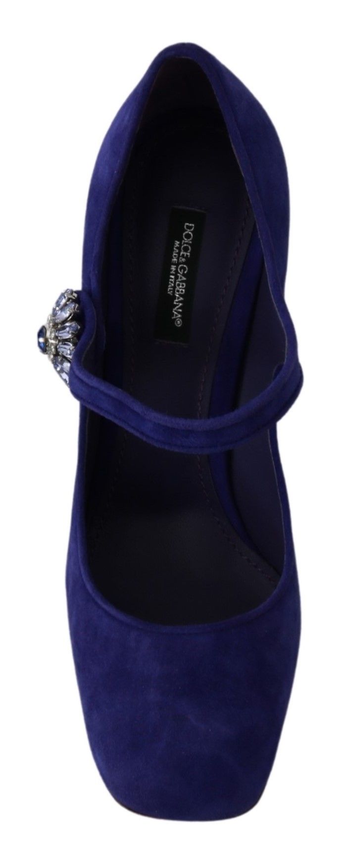 Dolce &amp; Gabbana Elegant Purple Suede Pumps Mary Janes