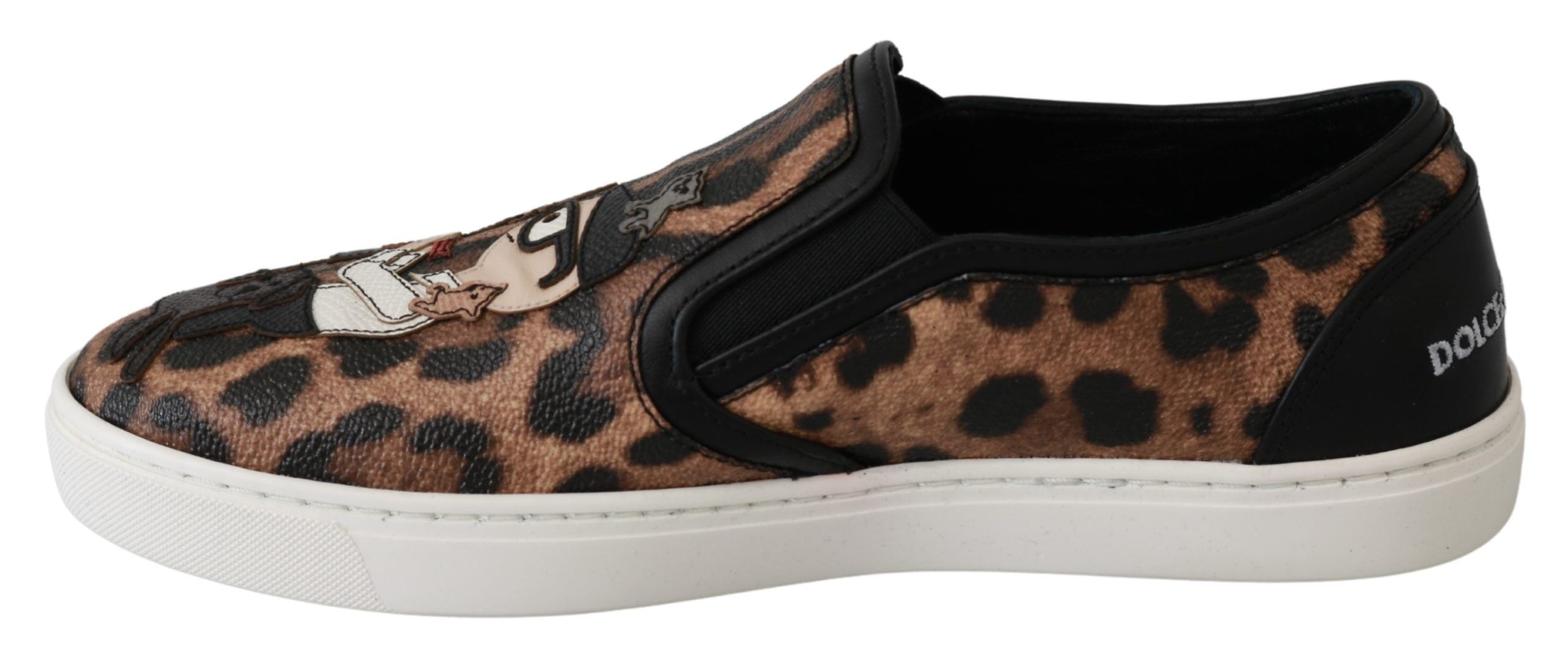 Dolce &amp; Gabbana Chic Leopard Print Loafers για κομψή άνεση