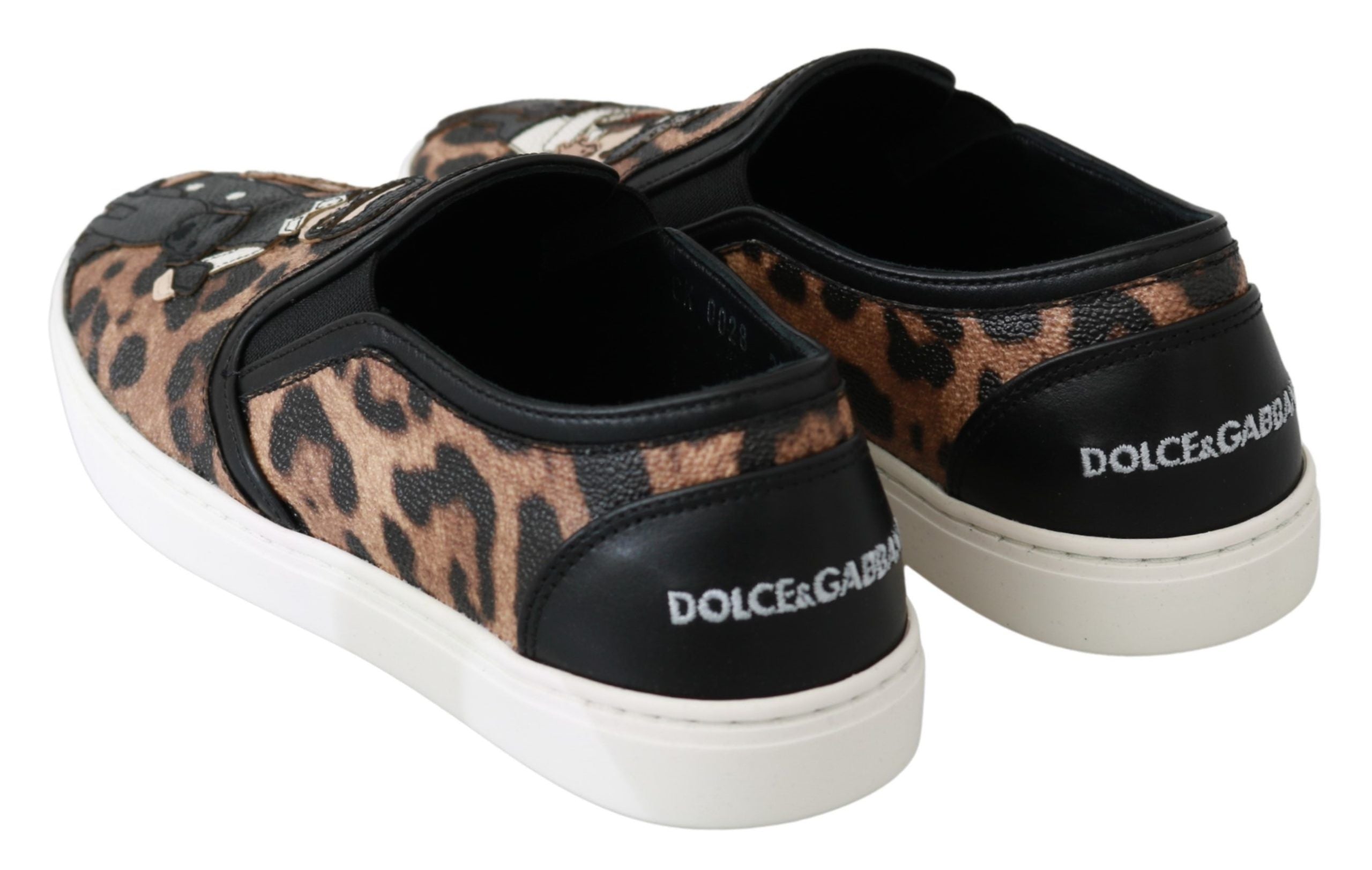 Dolce &amp; Gabbana Chic Leopard Print Loafers για κομψή άνεση