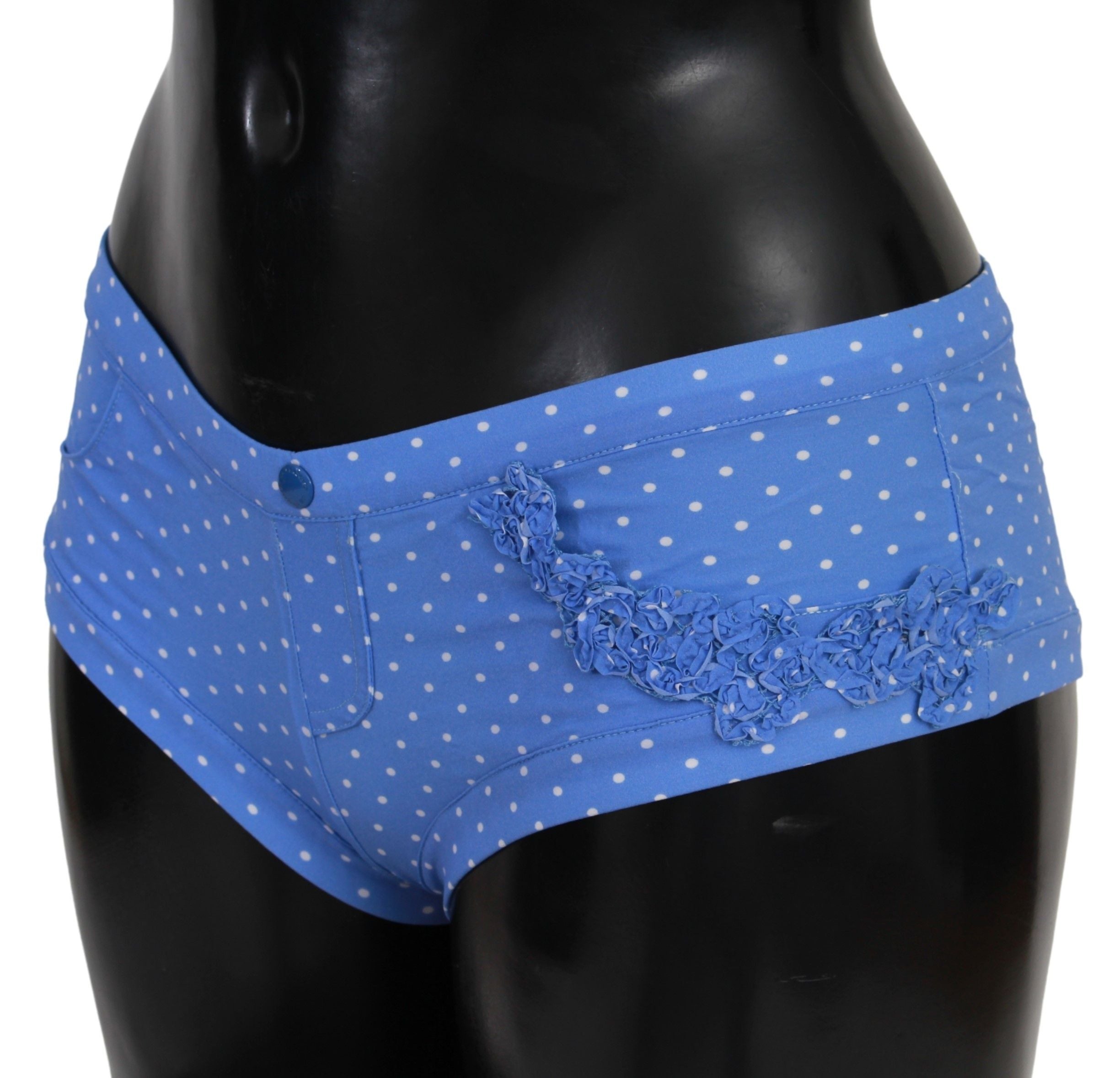 Σετ μπικίνι σχεδιαστών Ermanno Scervino Chic Blue Dotted