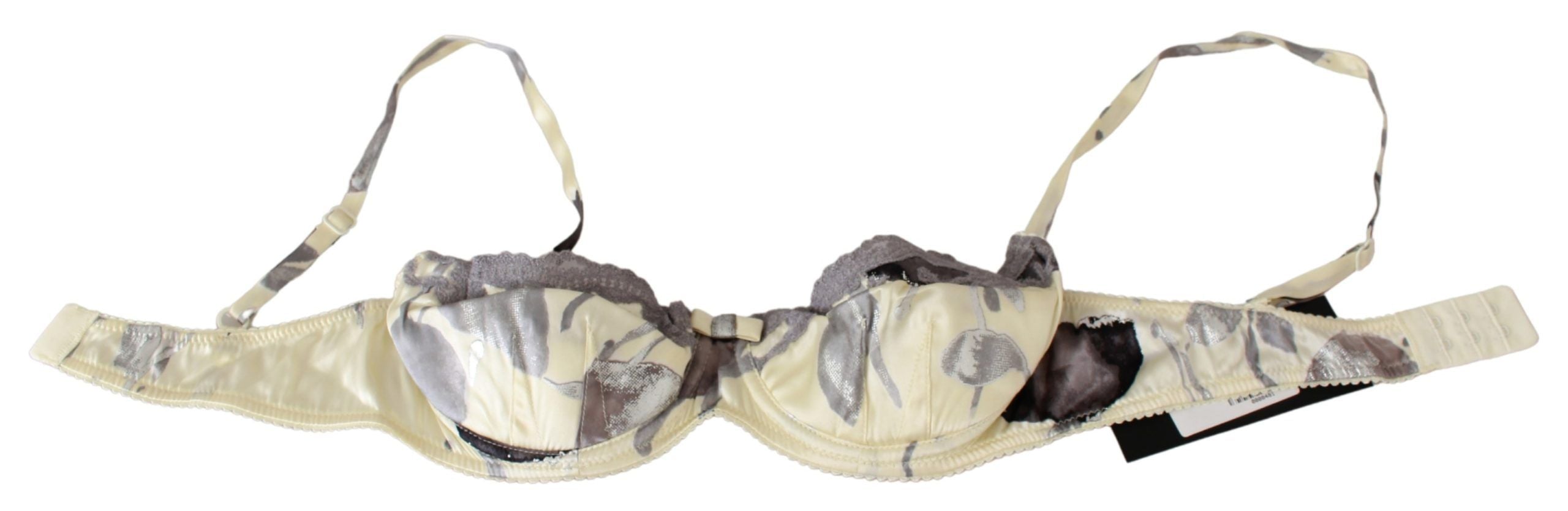 Ermanno Scervino Μπεζ δαντέλα Balconcino Silk Bra