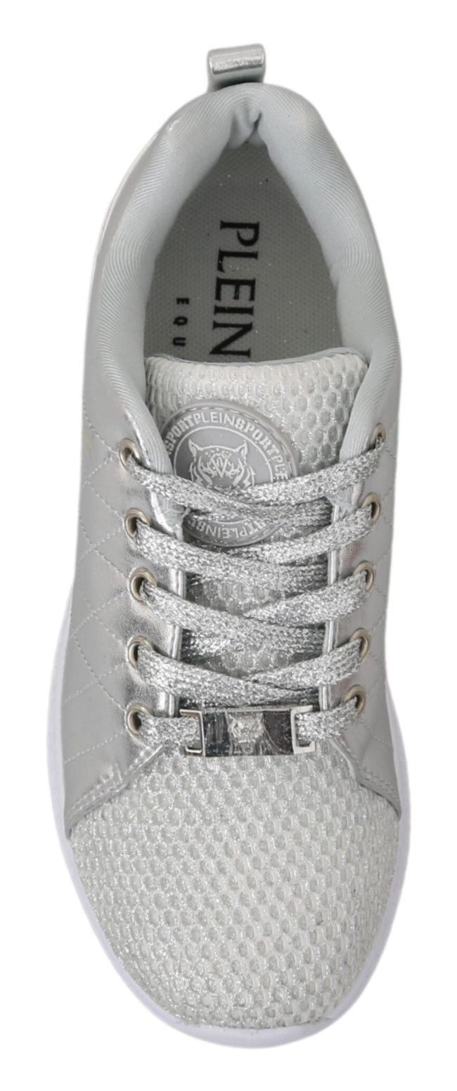 Philipp Plein Sleek Silver Sneakers για Trendsetters