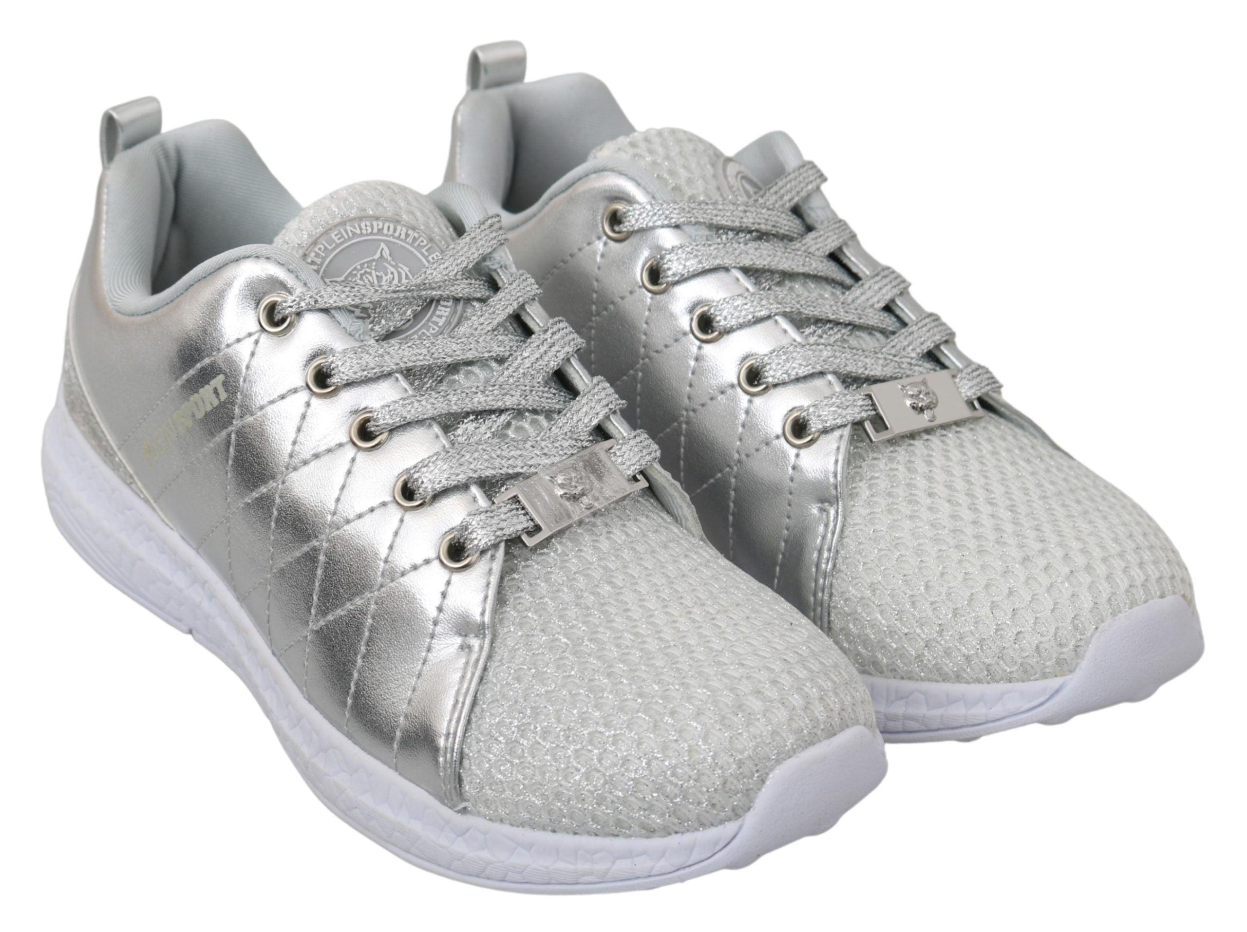 Philipp Plein Sleek Silver Sneakers για Trendsetters