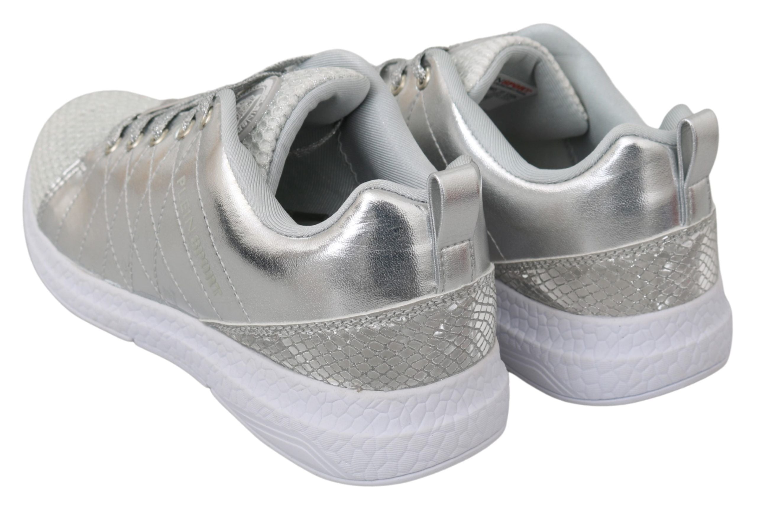 Philipp Plein Sleek Silver Sneakers για Trendsetters