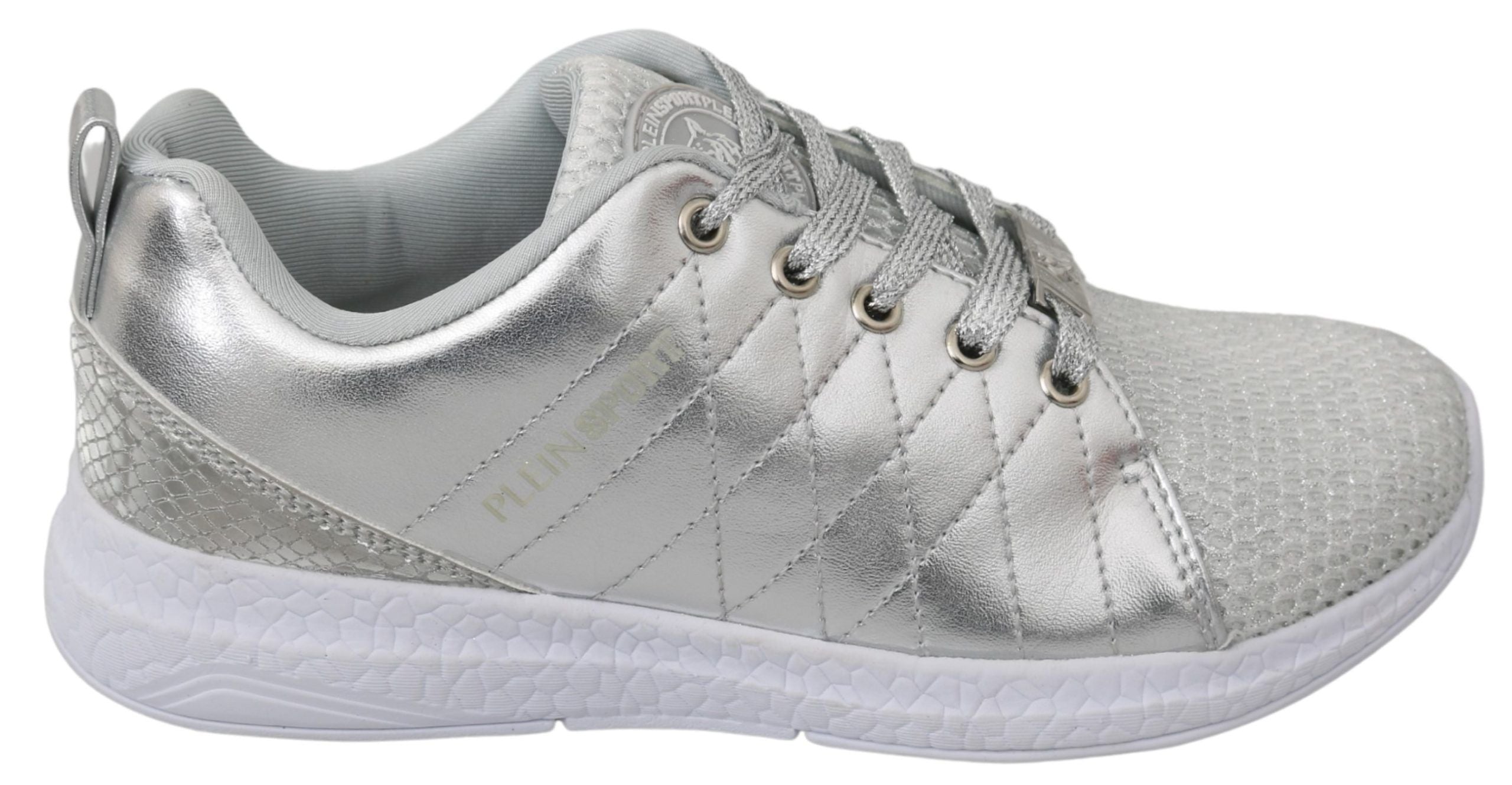 Philipp Plein Sleek Silver Sneakers για Trendsetters