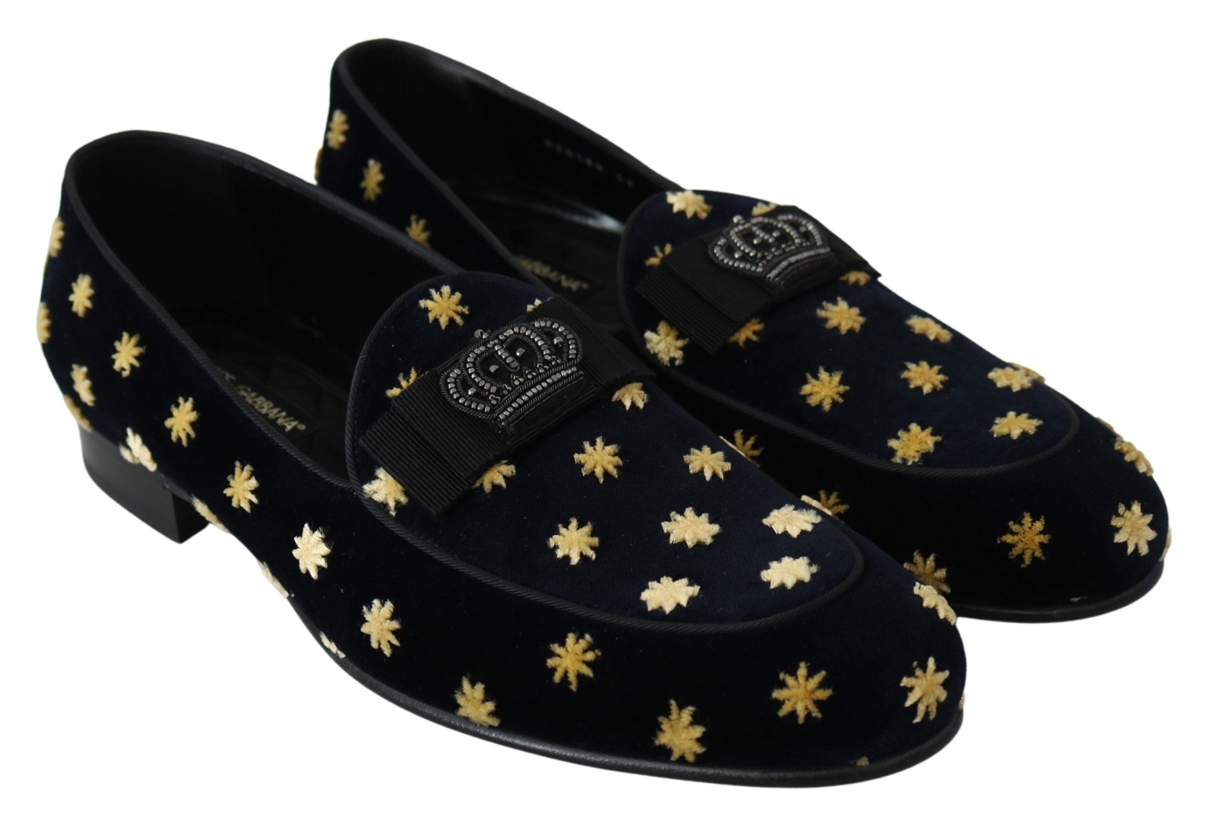 Κομψά Loafers με βελούδινο στέμμα Dolce &amp; Gabbana