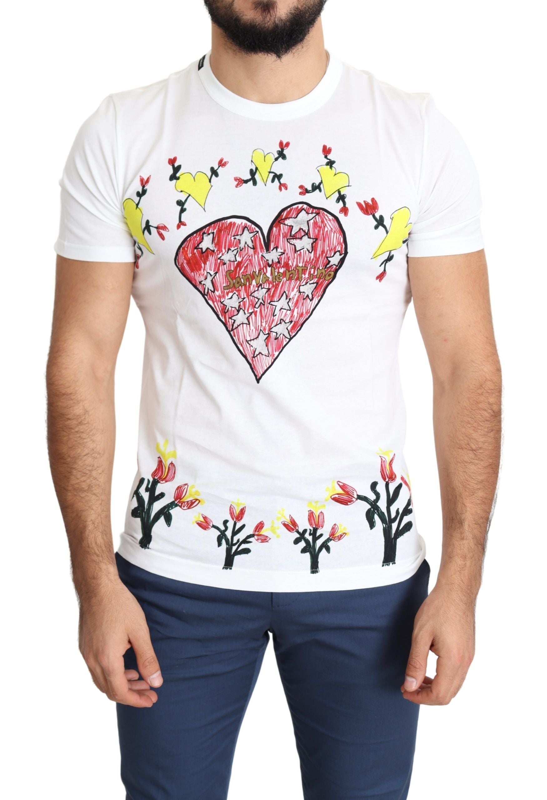 Μπλουζάκι Dolce &amp; Gabbana Chic Saint Valentine με λαιμόκοψη