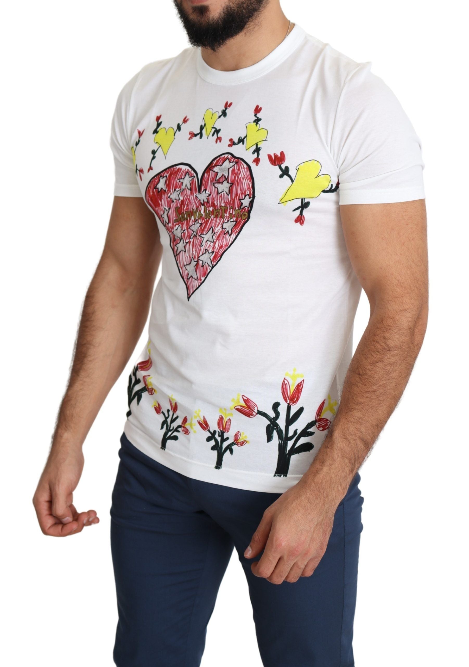 Μπλουζάκι Dolce &amp; Gabbana Chic Saint Valentine με λαιμόκοψη