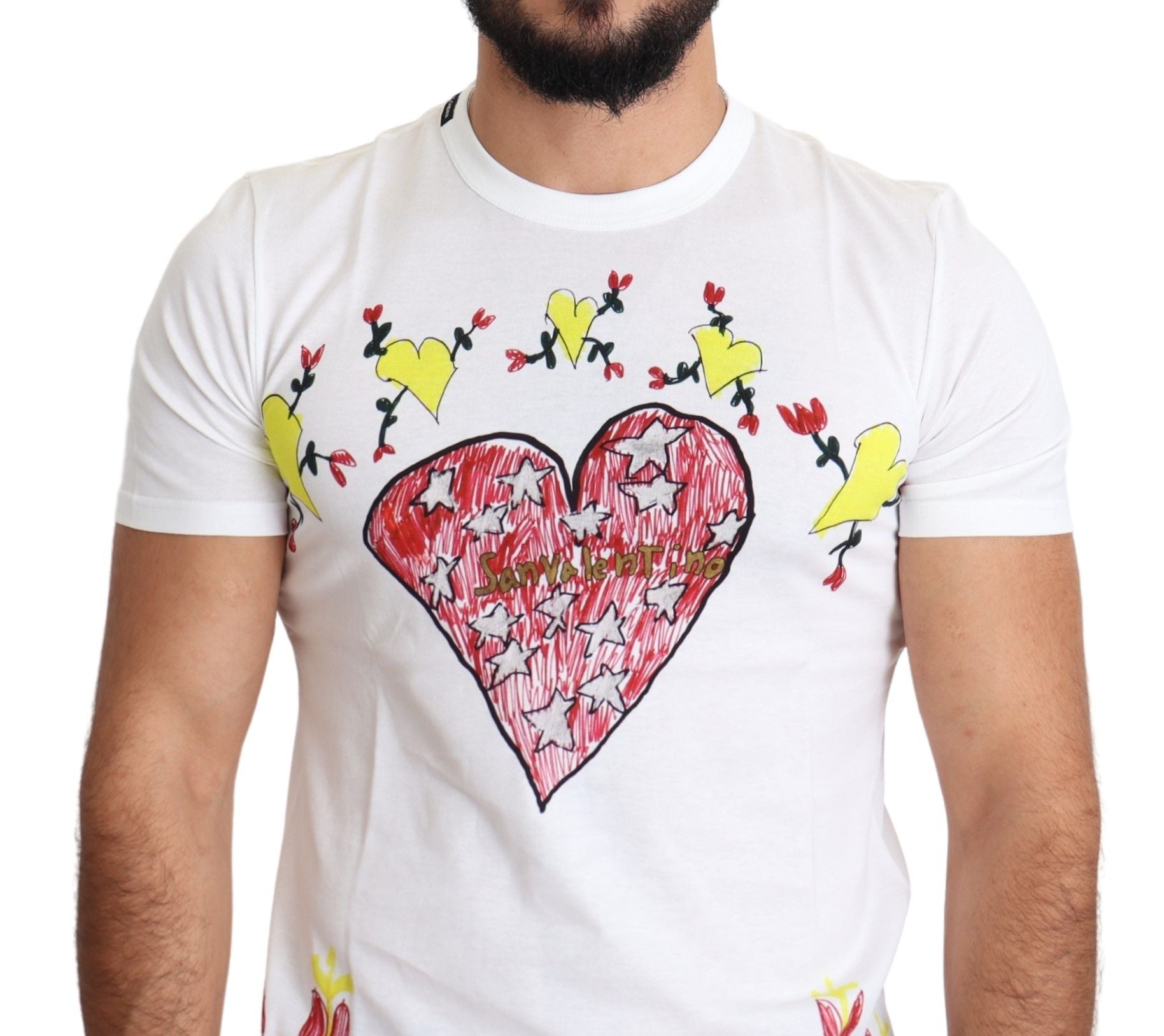 Μπλουζάκι Dolce &amp; Gabbana Chic Saint Valentine με λαιμόκοψη