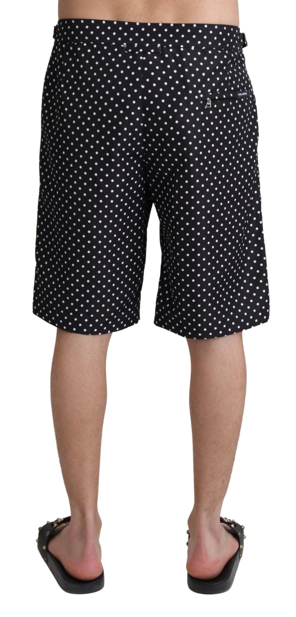 Dolce &amp; Gabbana Polka Dot Elegance Swim Trunk Boxer