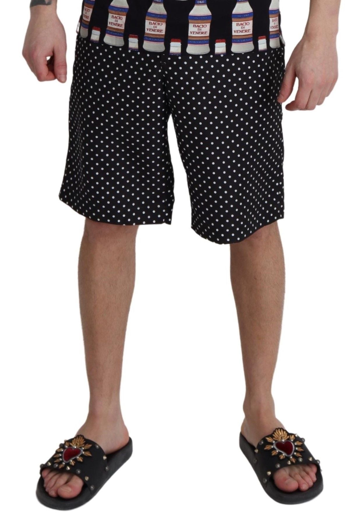 Dolce &amp; Gabbana Polka Dot Elegance Swim Trunk Boxer