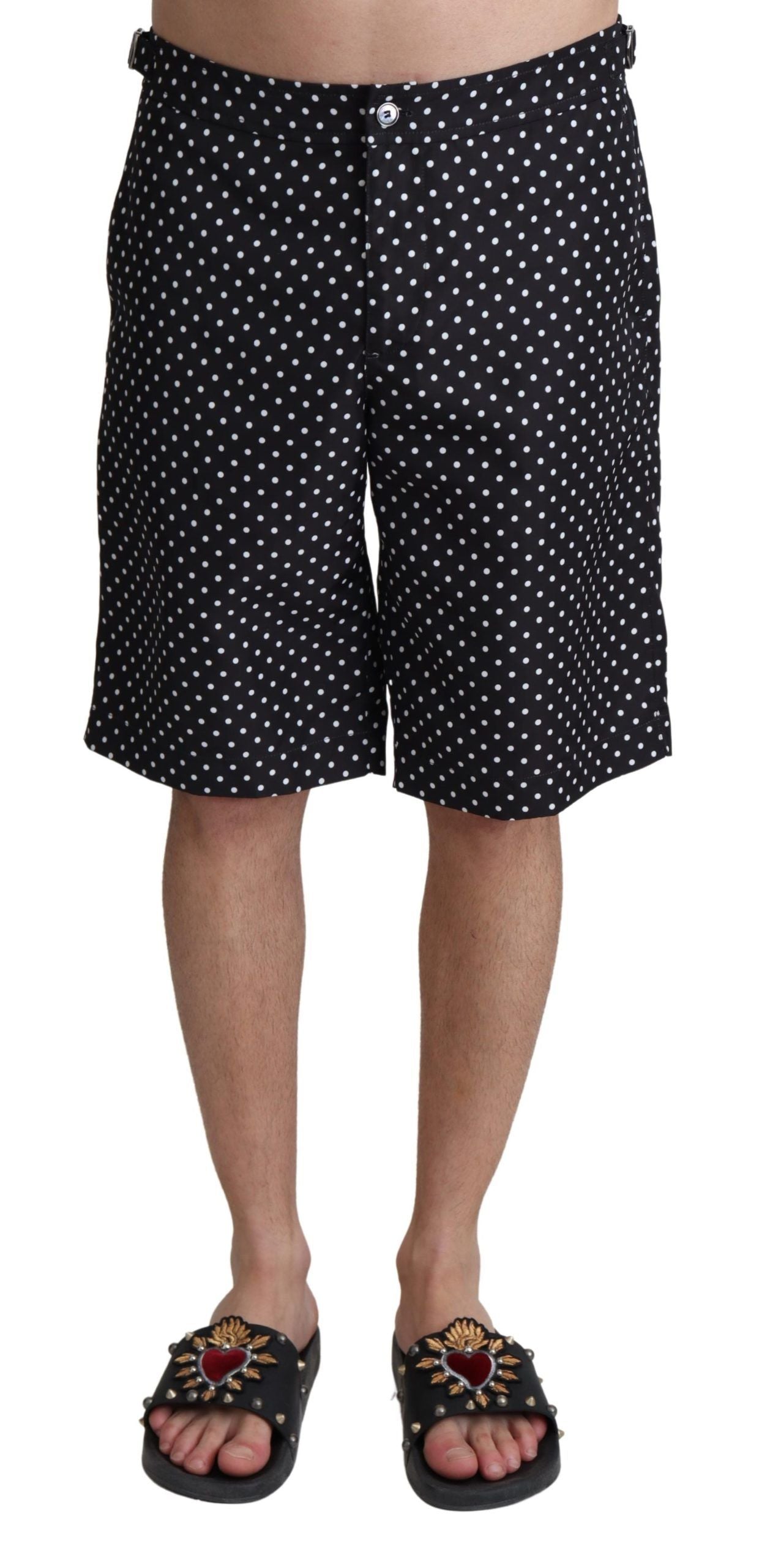 Dolce &amp; Gabbana Polka Dot Elegance Swim Trunk Boxer