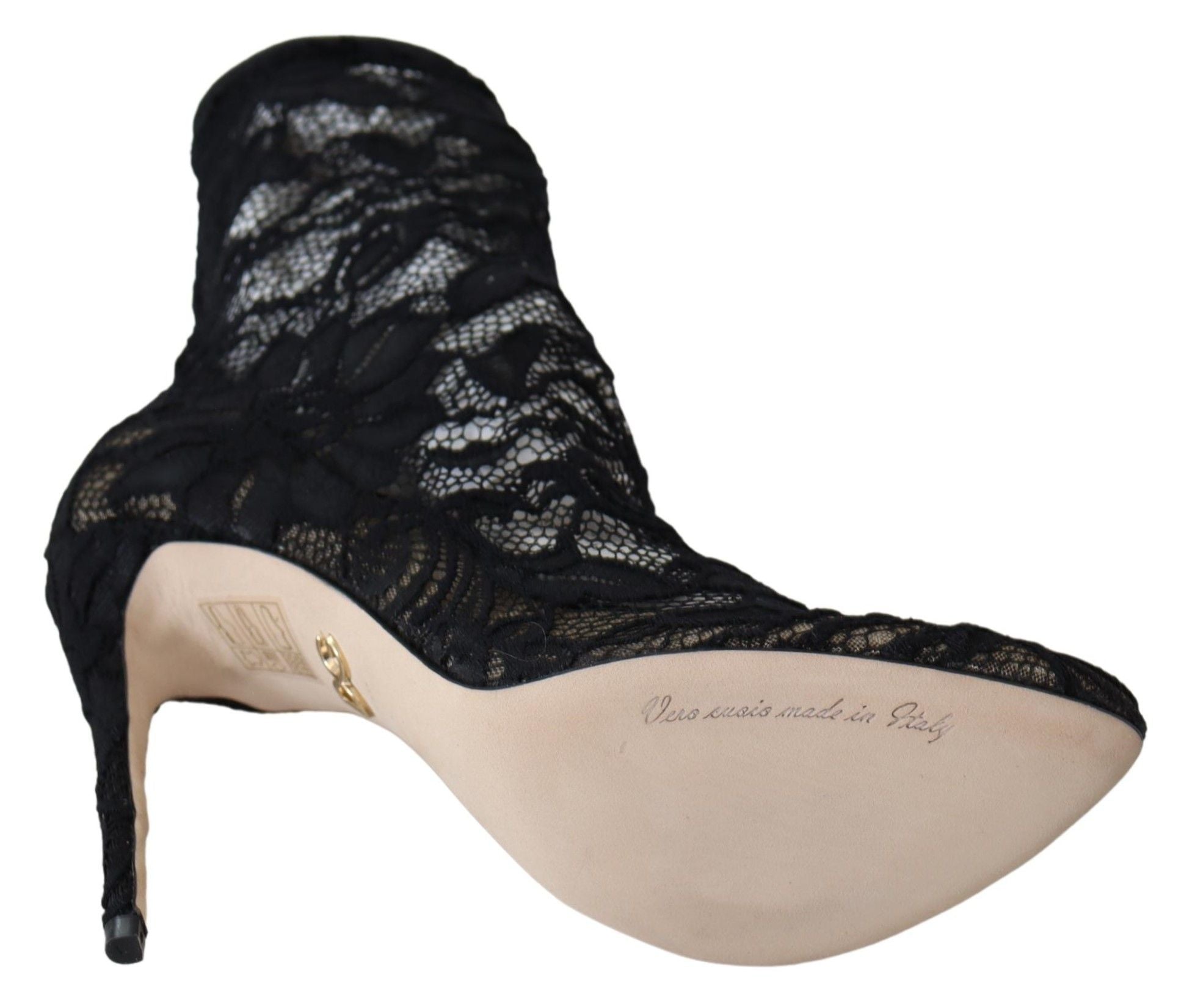 Dolce &amp; Gabbana Black Lace Taormina Pumps Elegance Unleashed