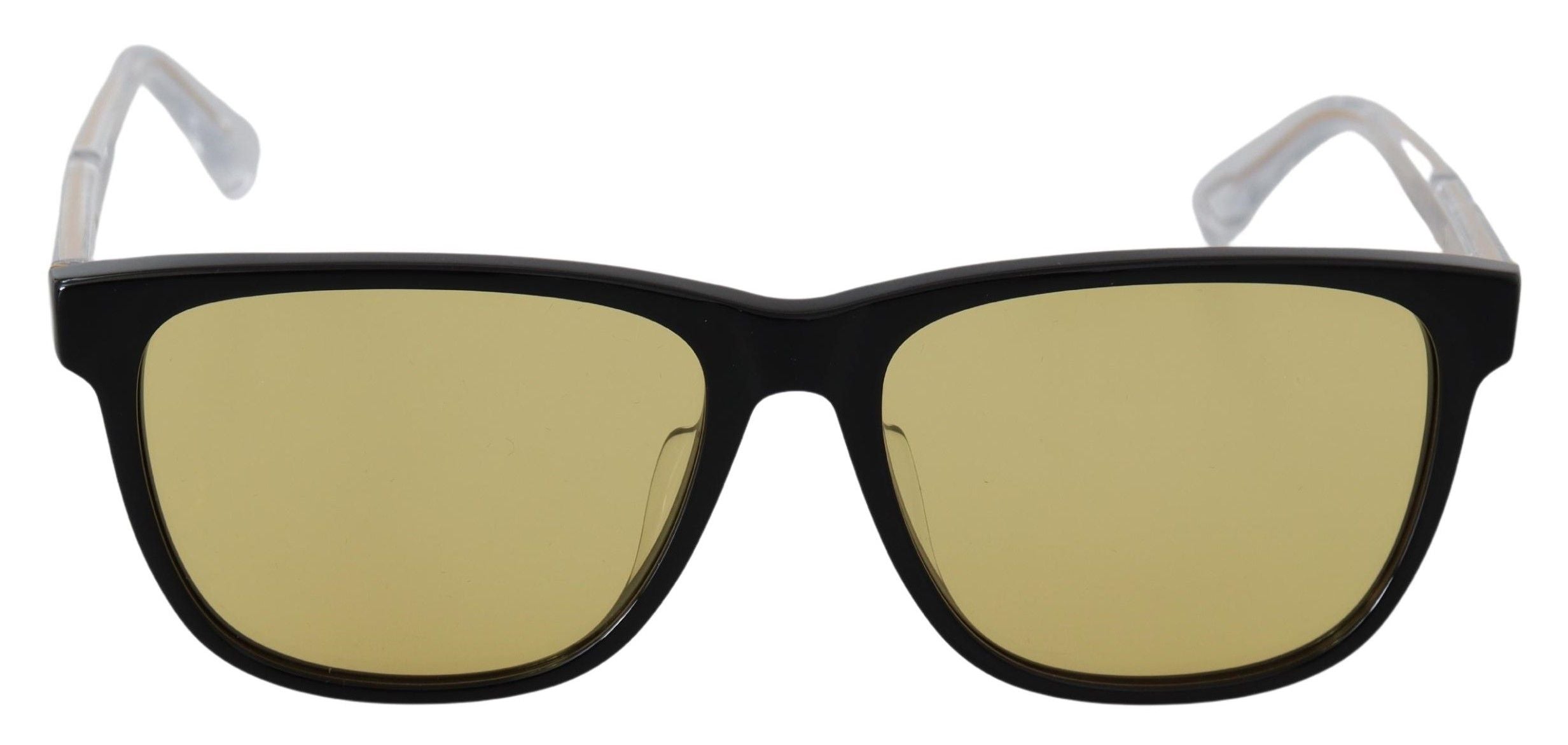 Diesel Chic Black Acetate γυαλιά ηλίου με κίτρινους φακούς