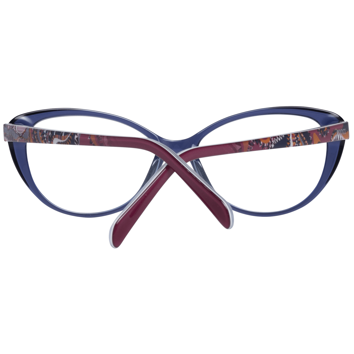 Γυναικεία γυαλιά σχεδιαστών Emilio Pucci Chic Blue Full-Rim