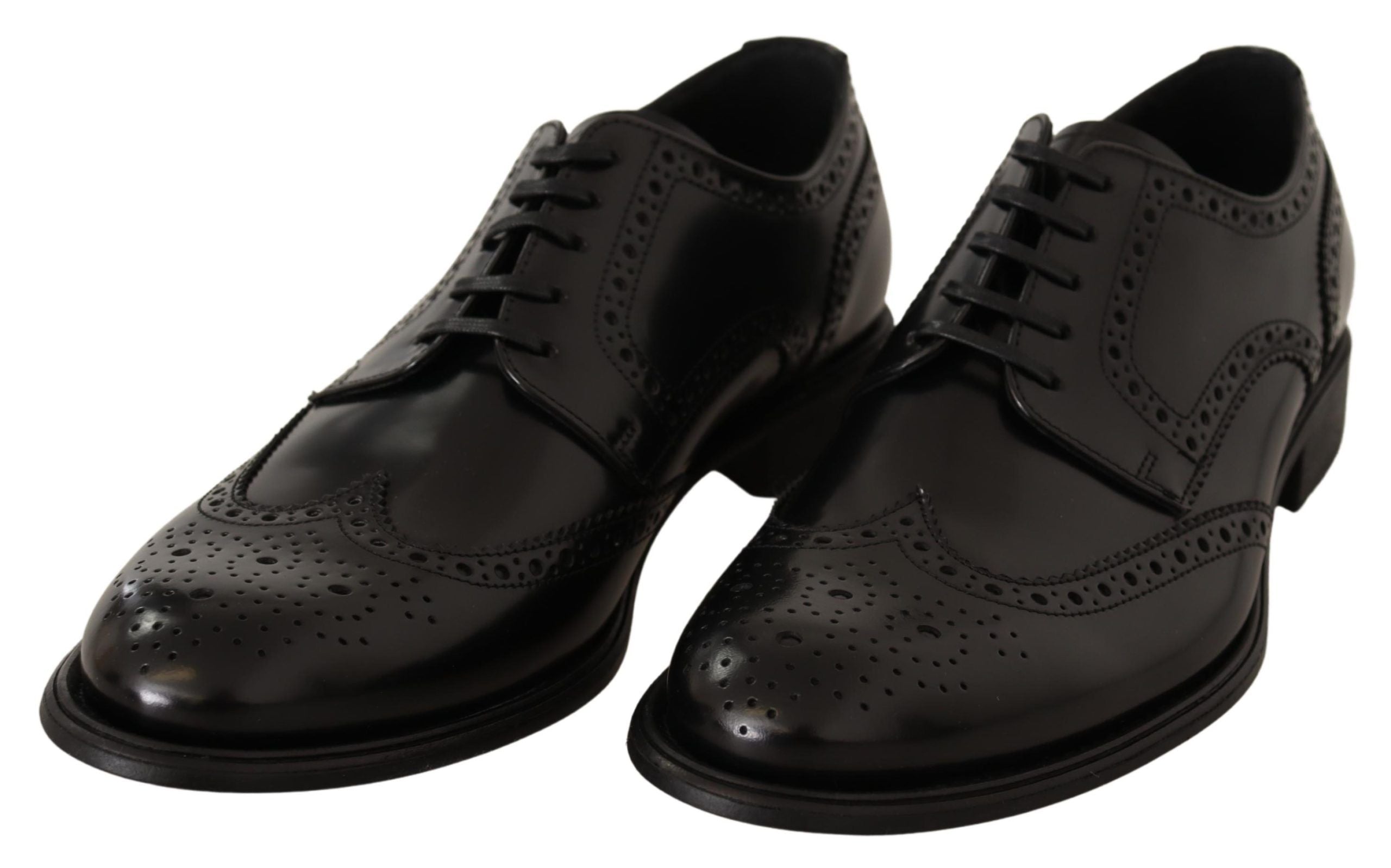 Dolce &amp; Gabbana Κομψά Wingtip Derby παπούτσια Oxford