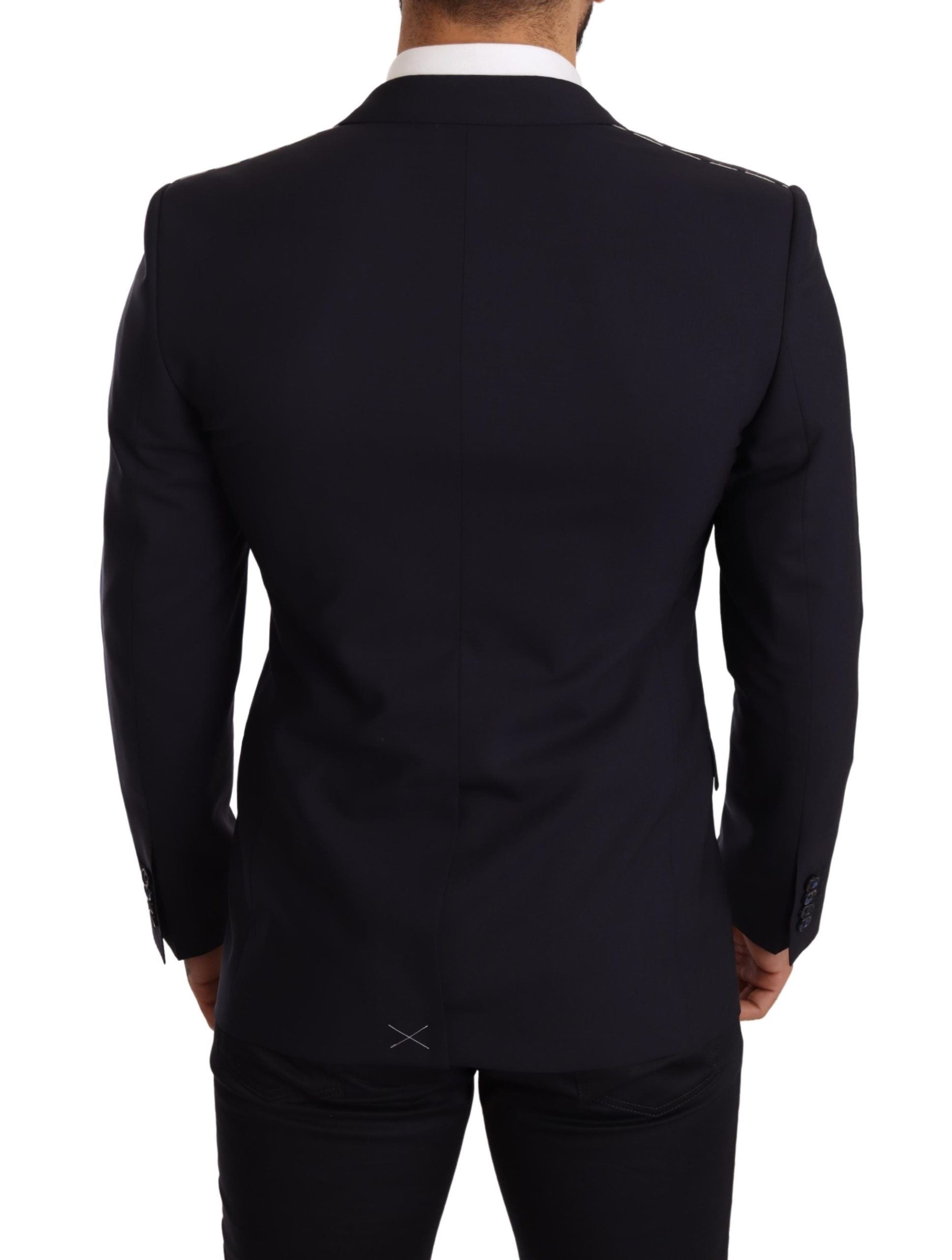 Dolce &amp; Gabbana Elegant Navy Martini Blazer από Renknown Tailors