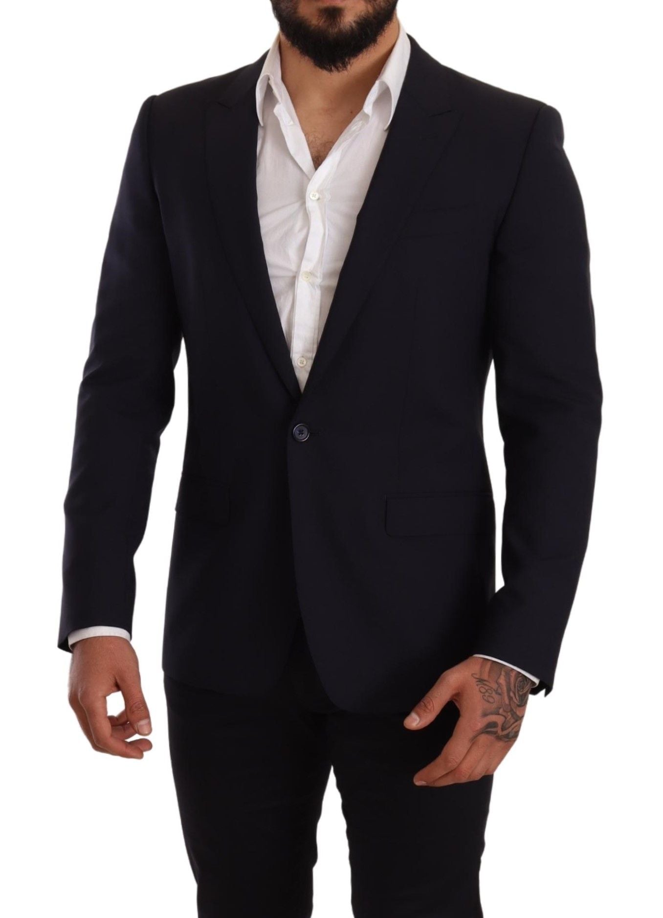 Dolce &amp; Gabbana Elegant Navy Martini Blazer από Renknown Tailors