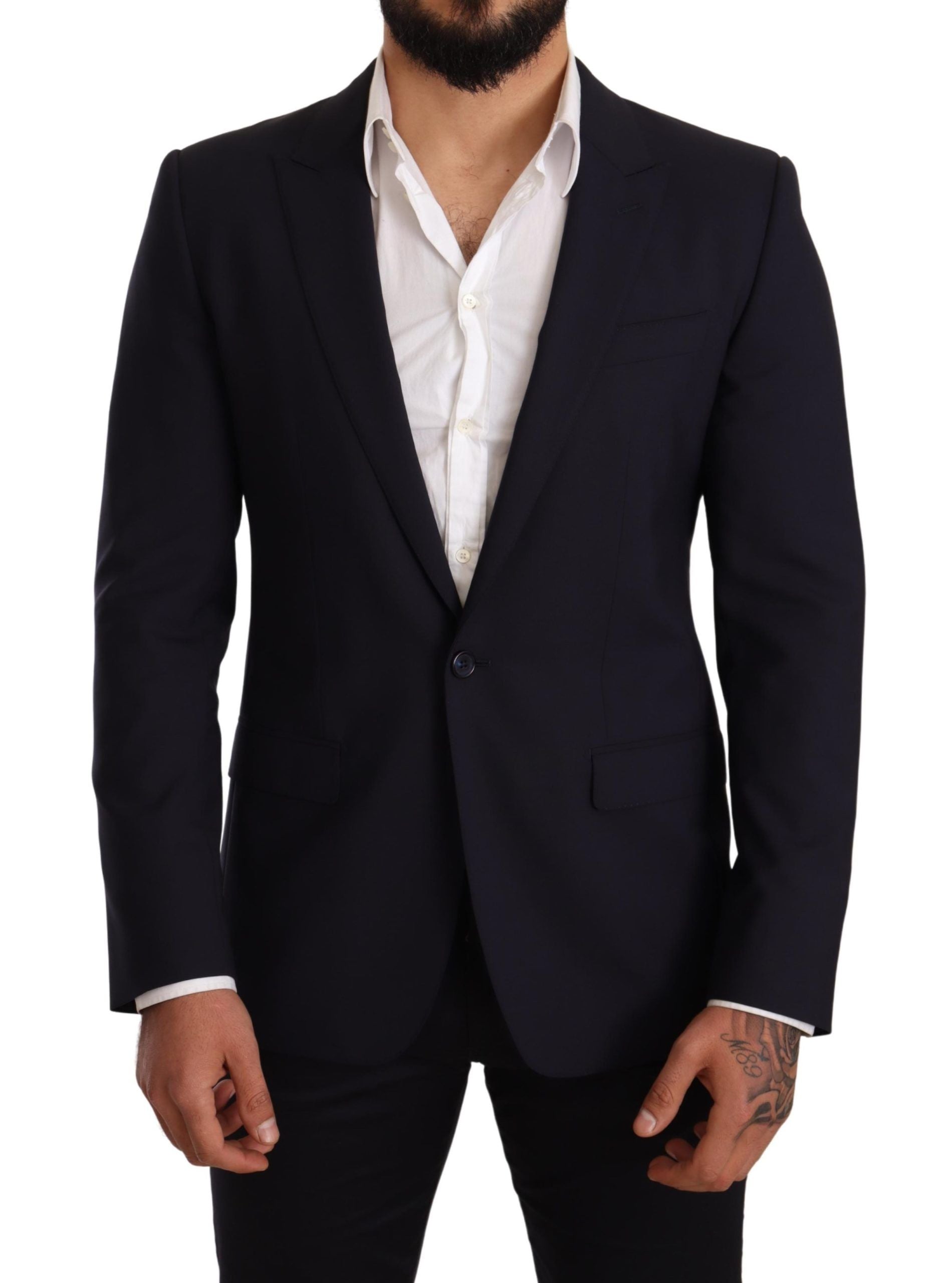 Dolce &amp; Gabbana Elegant Navy Martini Blazer από Renknown Tailors