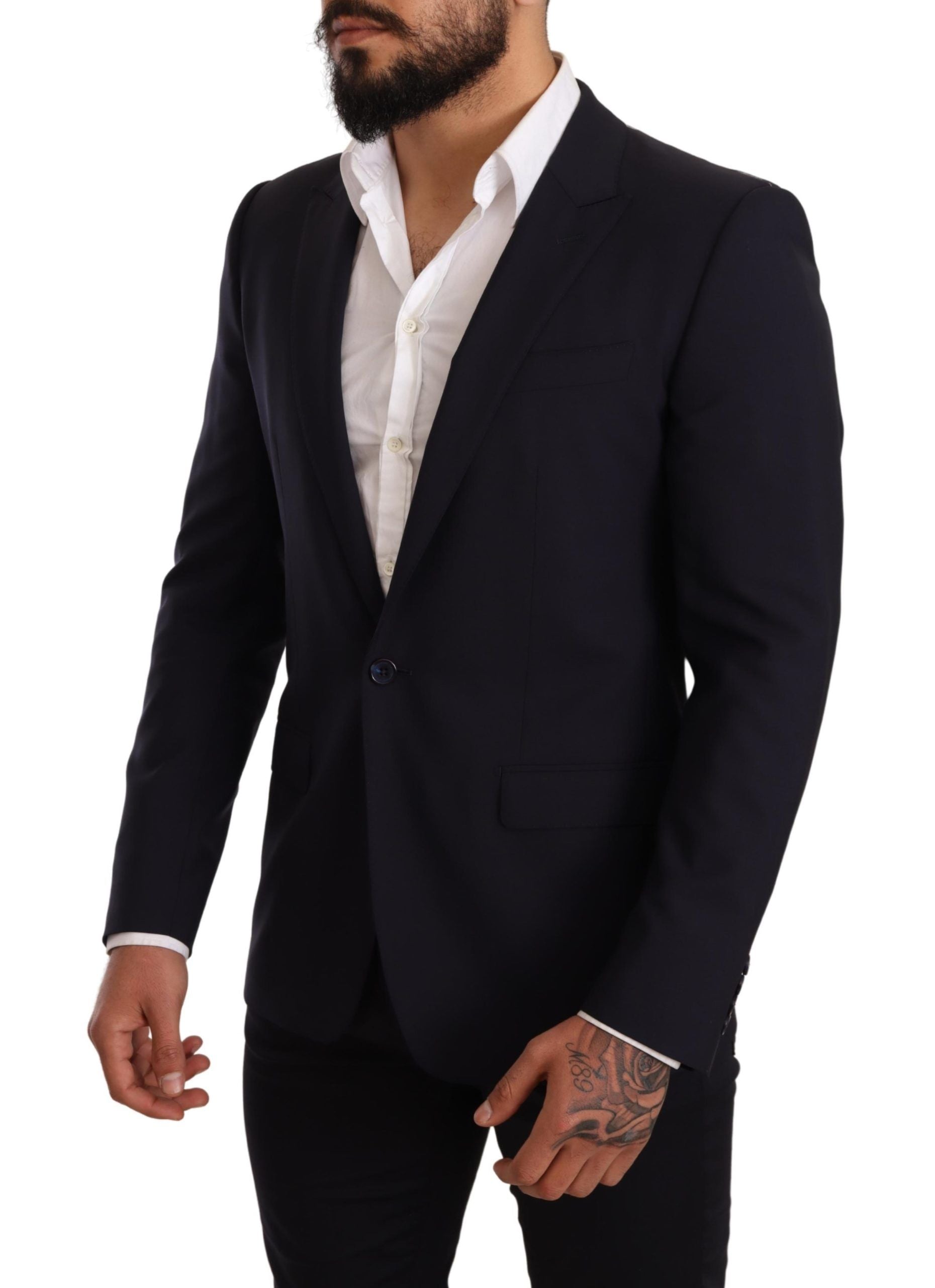 Dolce &amp; Gabbana Elegant Navy Martini Blazer από Renknown Tailors