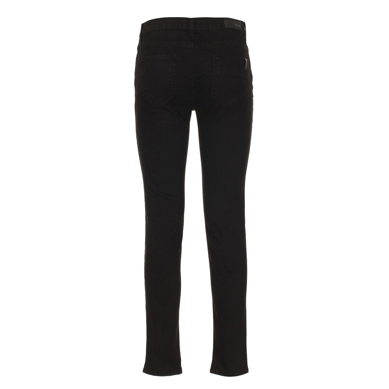 Imperfect Chic Black Cotton Blend Trousers