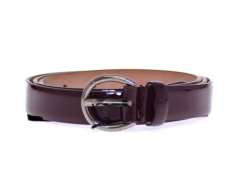 Dolce &amp; Gabbana Elegant Purple Leather Belt - Italian Elegance