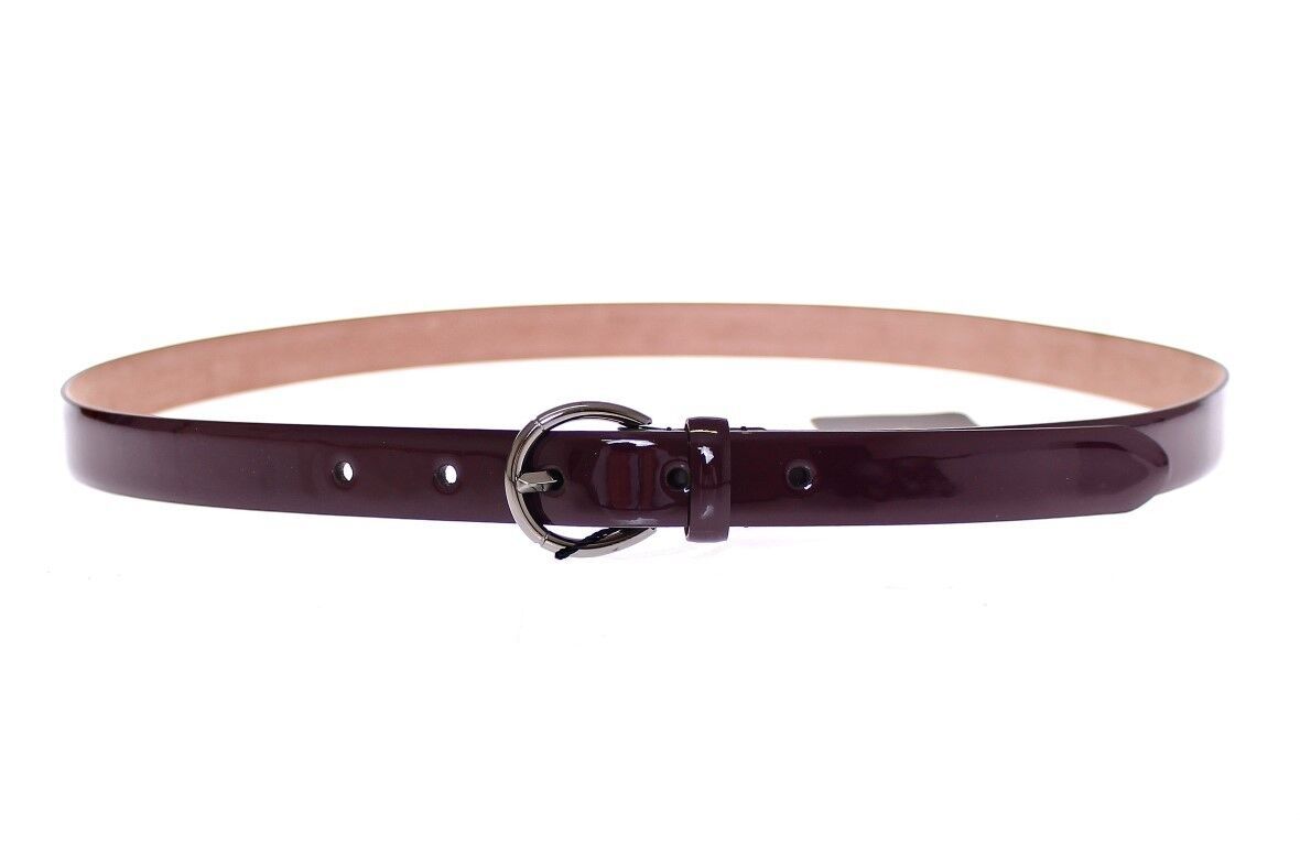 Dolce &amp; Gabbana Elegant Purple Leather Belt - Italian Elegance