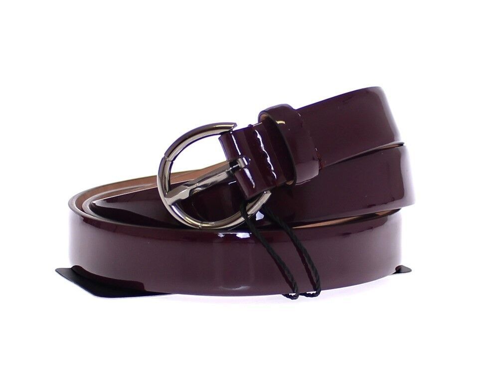 Dolce &amp; Gabbana Elegant Purple Leather Belt - Italian Elegance