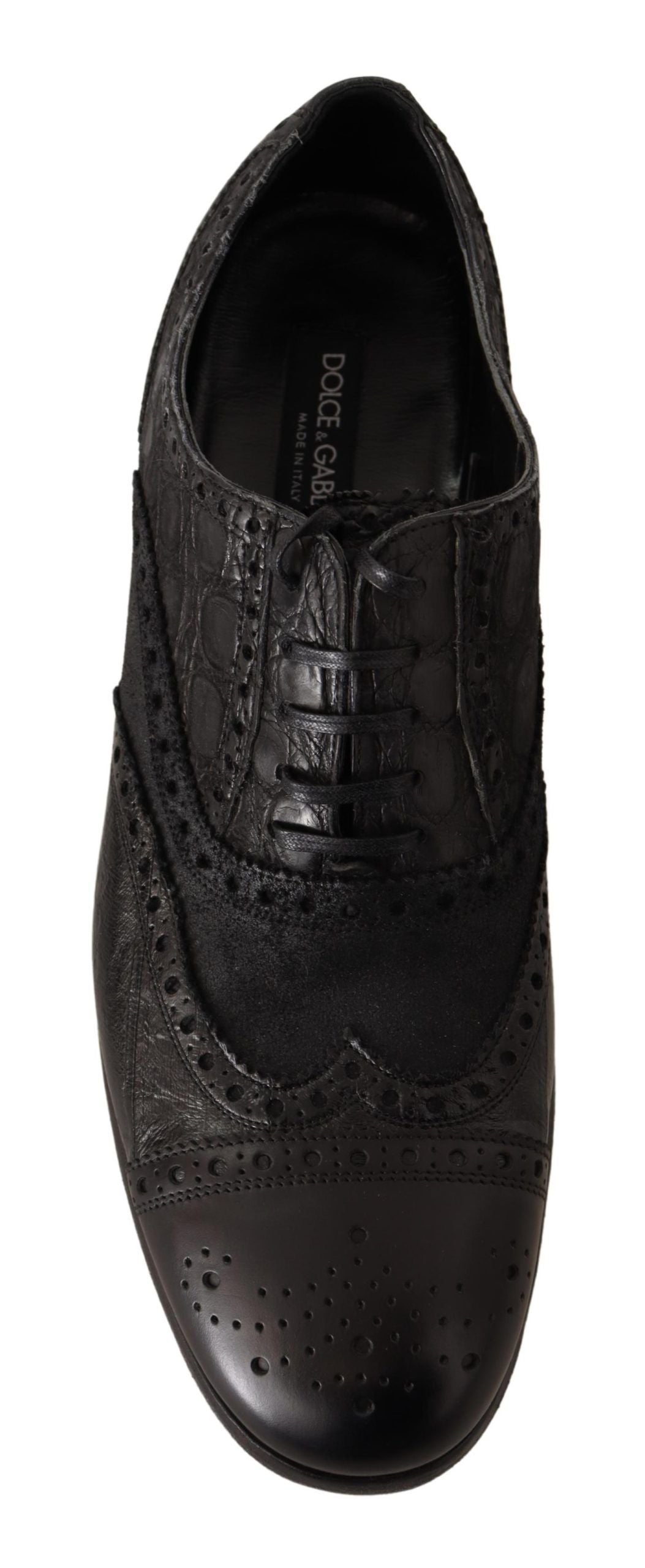 Παπούτσια φόρεμα Dolce &amp; Gabbana Exotic Leather Brogue Derby