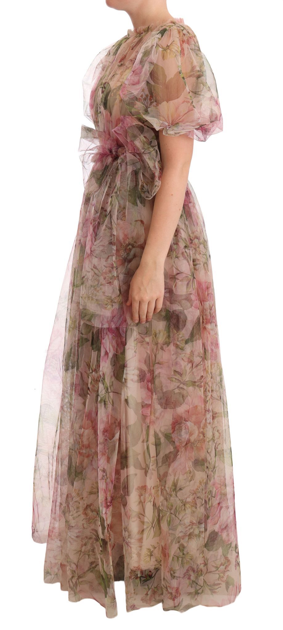 Φόρεμα Dolce &amp; Gabbana Floral print Nylon Maxi φόρεμα