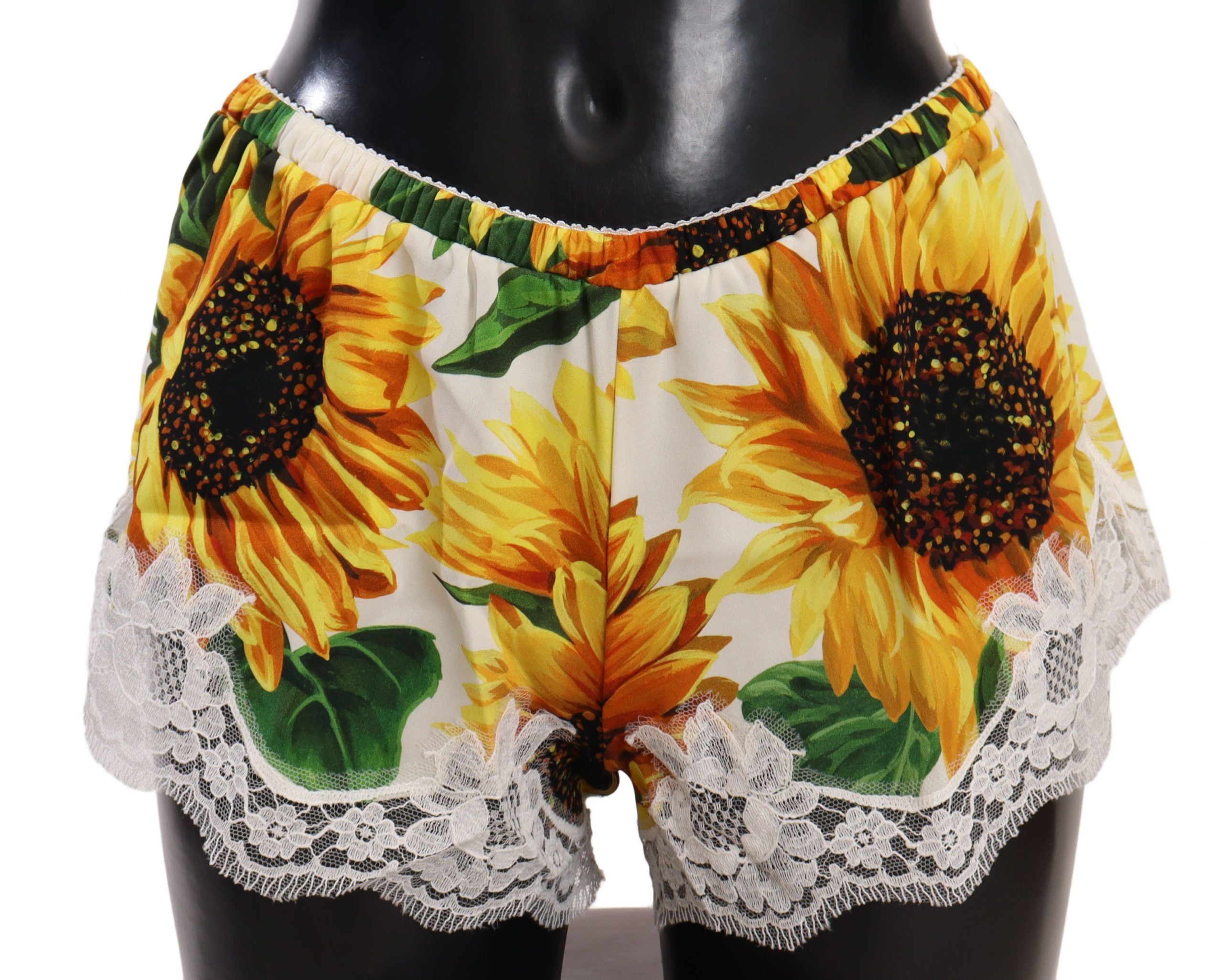 Σορτς εσωρούχων Dolce &amp; Gabbana Sunflower Lace - Silk Blend