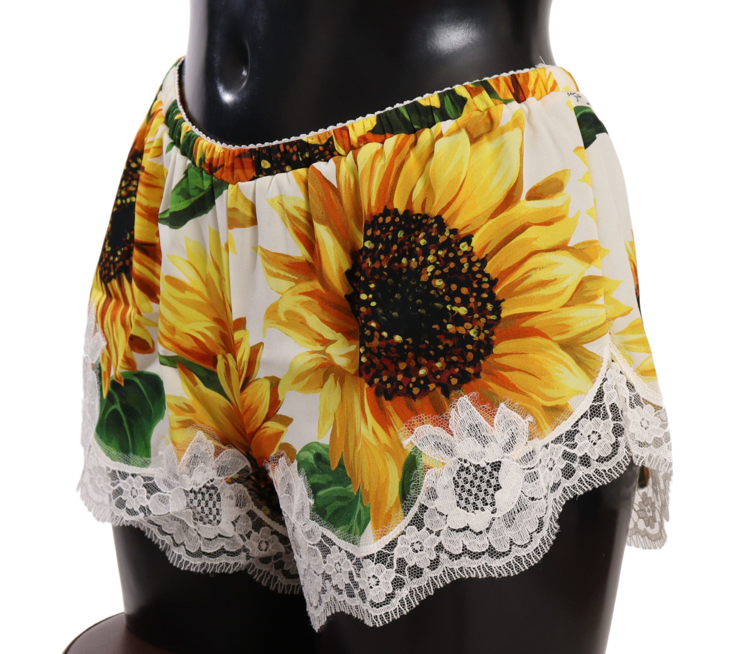 Σορτς εσωρούχων Dolce &amp; Gabbana Sunflower Lace - Silk Blend