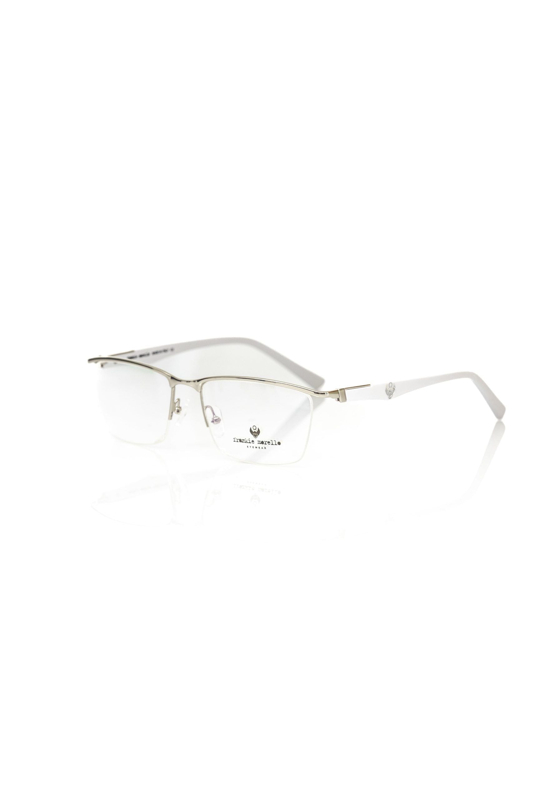 Frankie Morello Glamorous Gold-Tone Clubmaster Spectacles