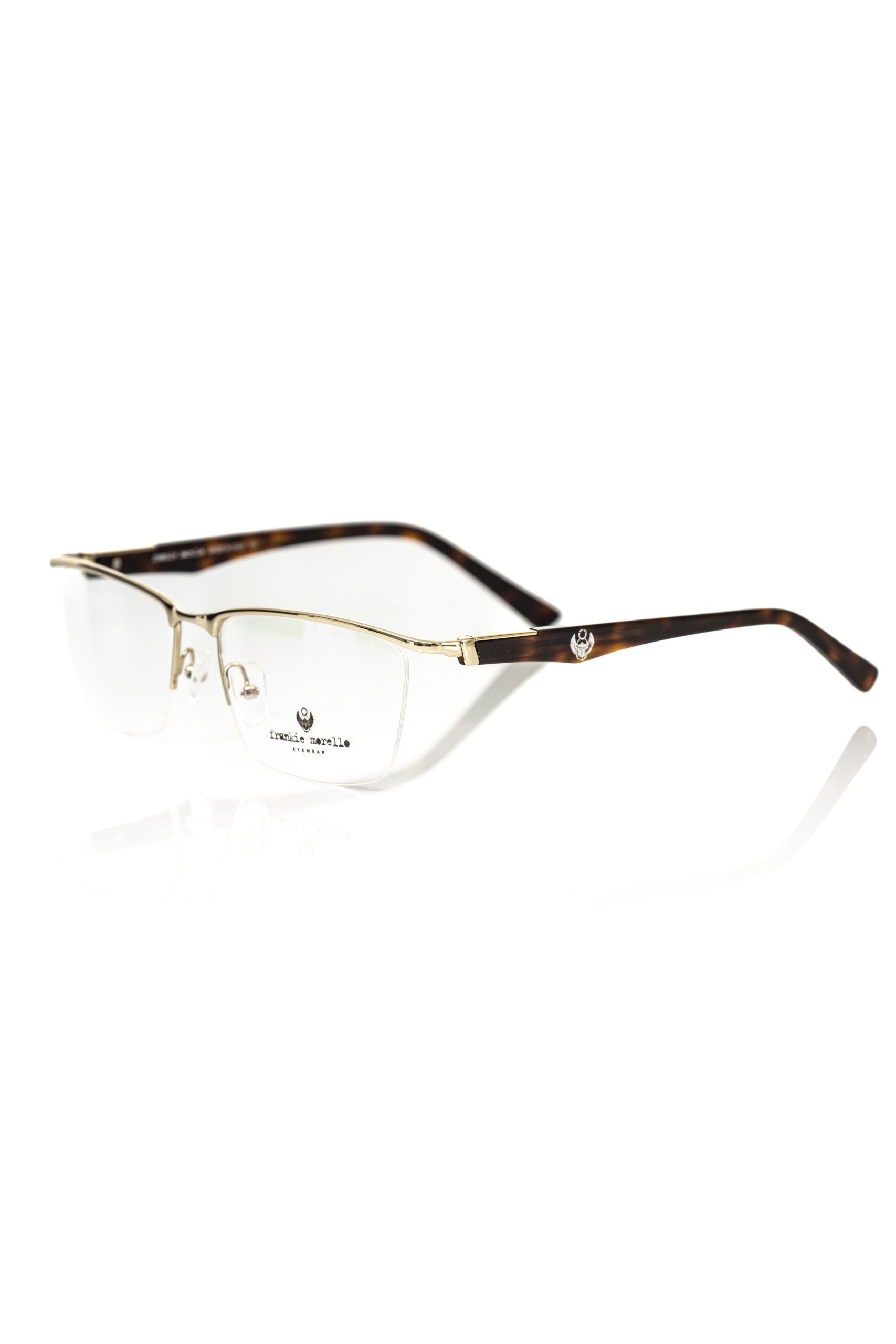 Frankie Morello Gold Metallic Unisex Frame