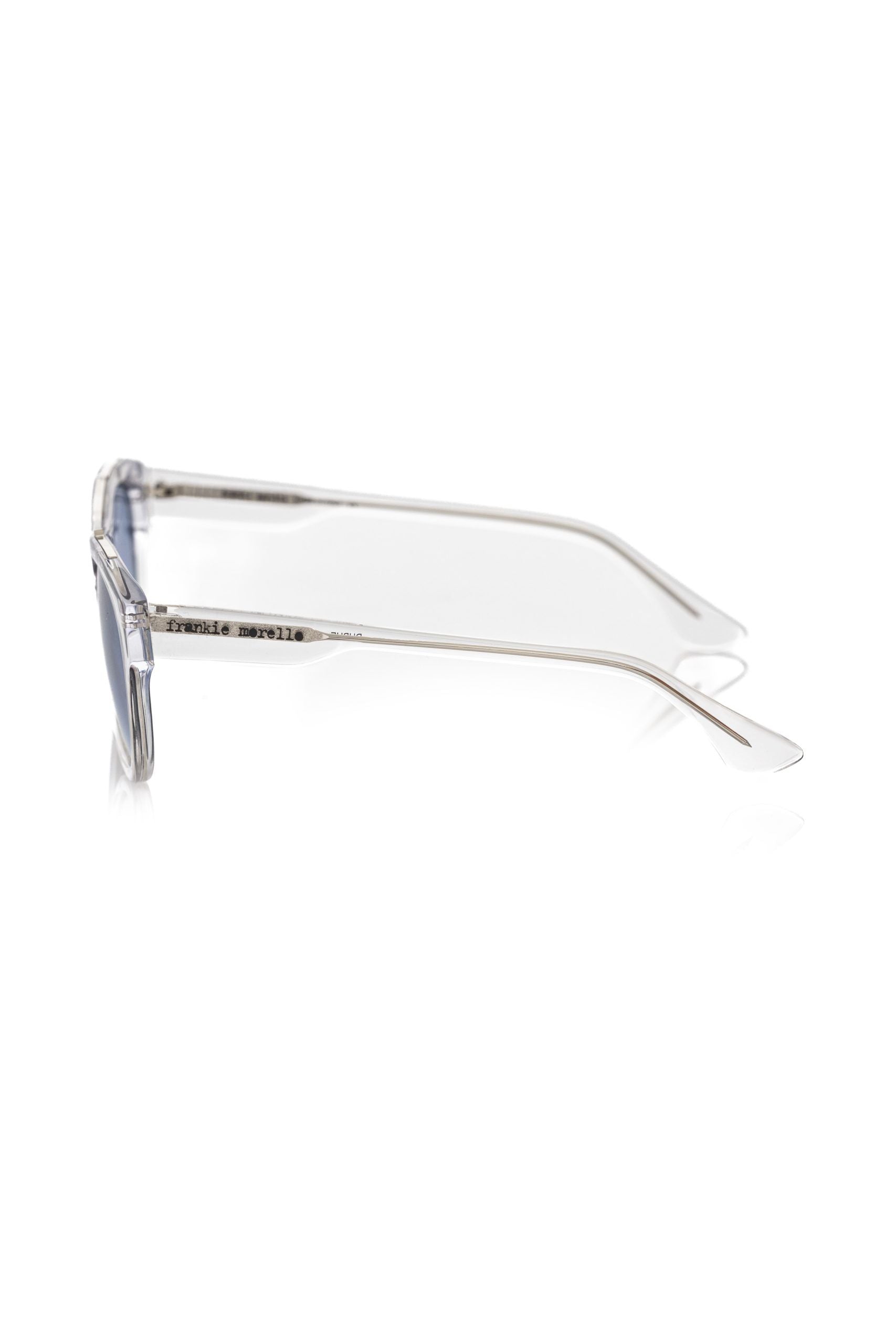 Frankie Morello White Acetate Men's Sunglass