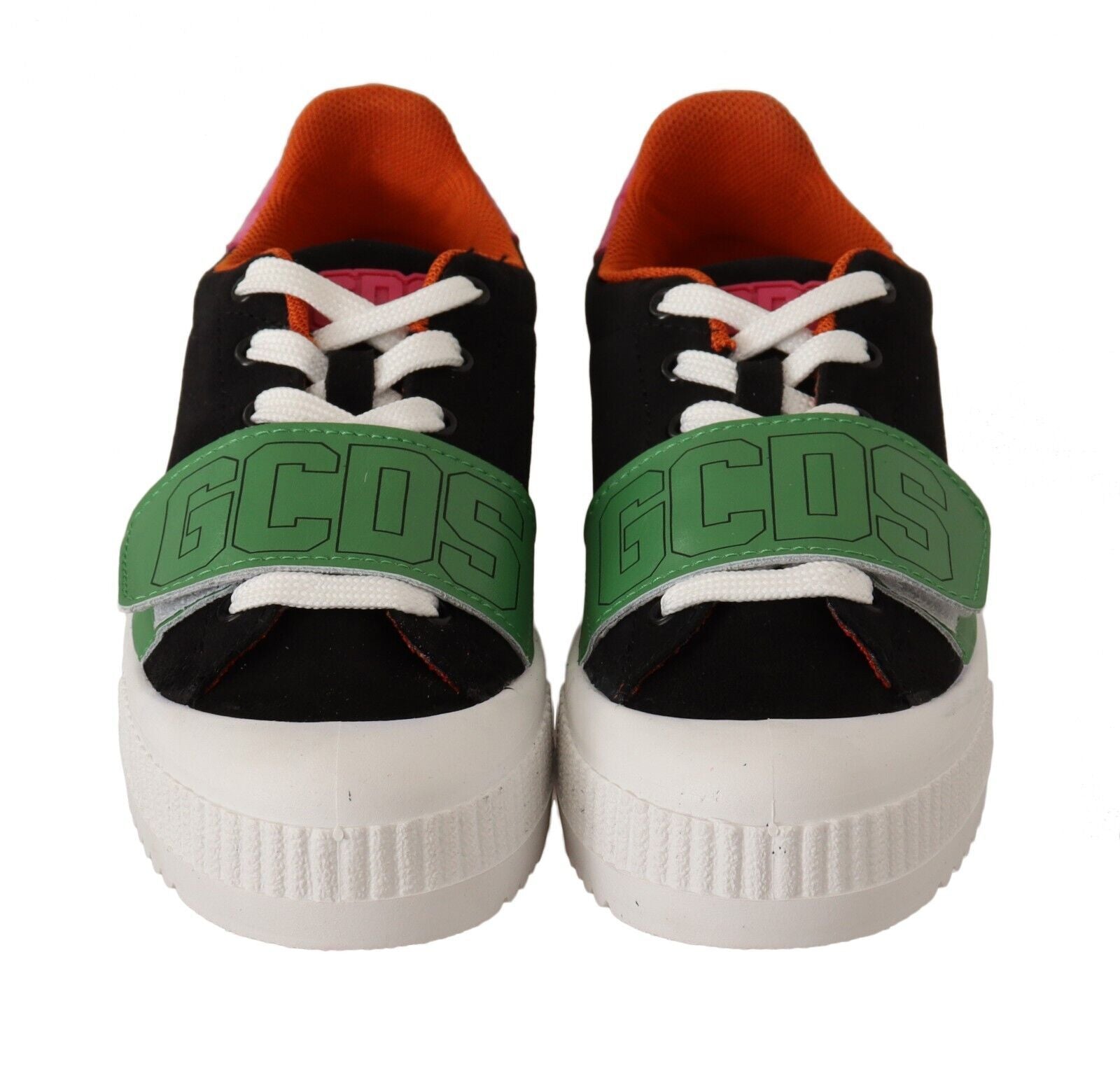 GCDS Stylish Multicolor Low Top Lace-Up Sneakers