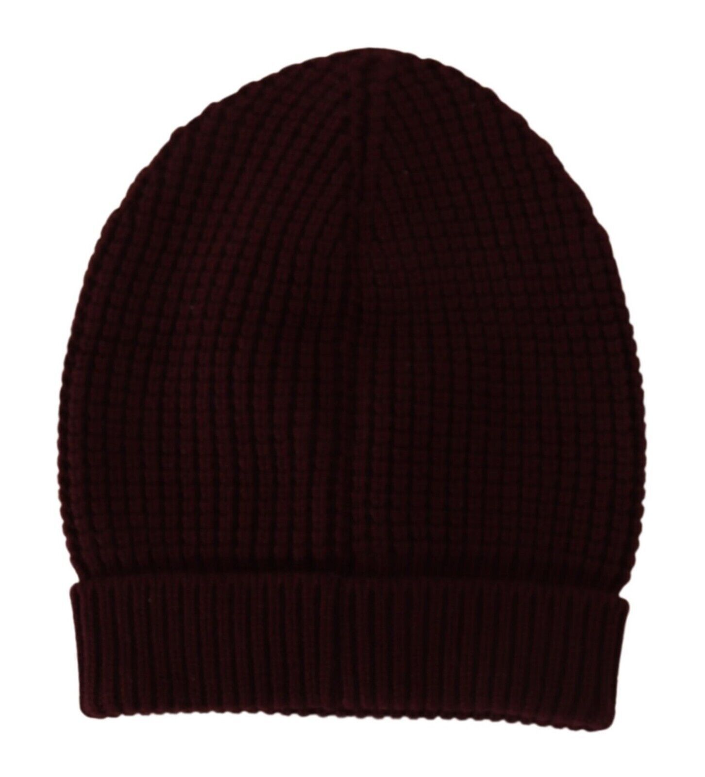 Dolce & Gabbana Elegant Cashmere Knit Beanie σε σκούρο κόκκινο