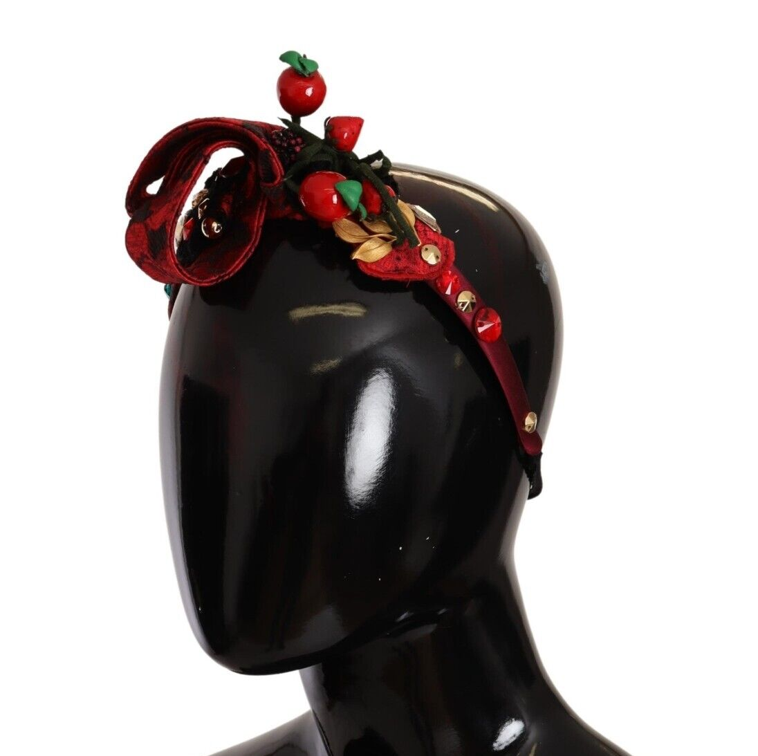 Dolce &amp; Gabbana Exquisite Berry Crystal Embellished Diadem