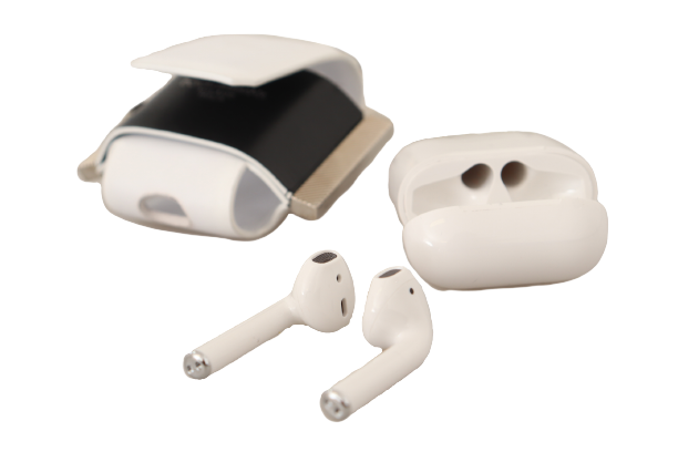 Κομψή δερμάτινη θήκη Airpods Dolce &amp; Gabbana σε μονόχρωμη