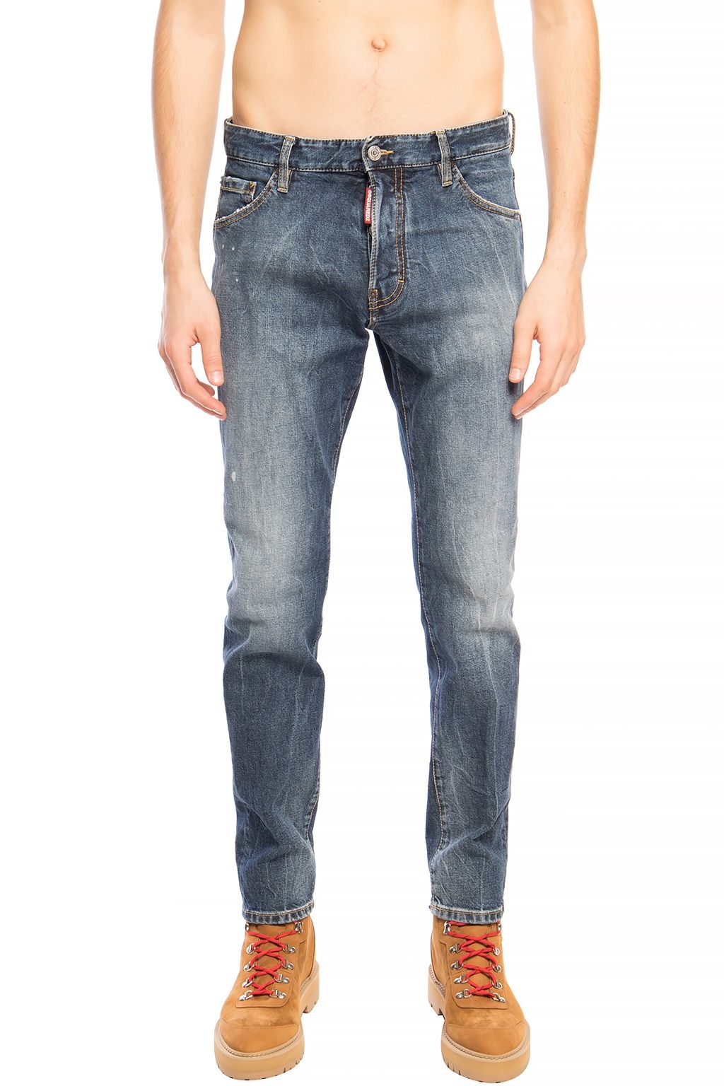 Τζιν παντελόνι Dsquared² Navy Distressed 'Cool Guy Jean'