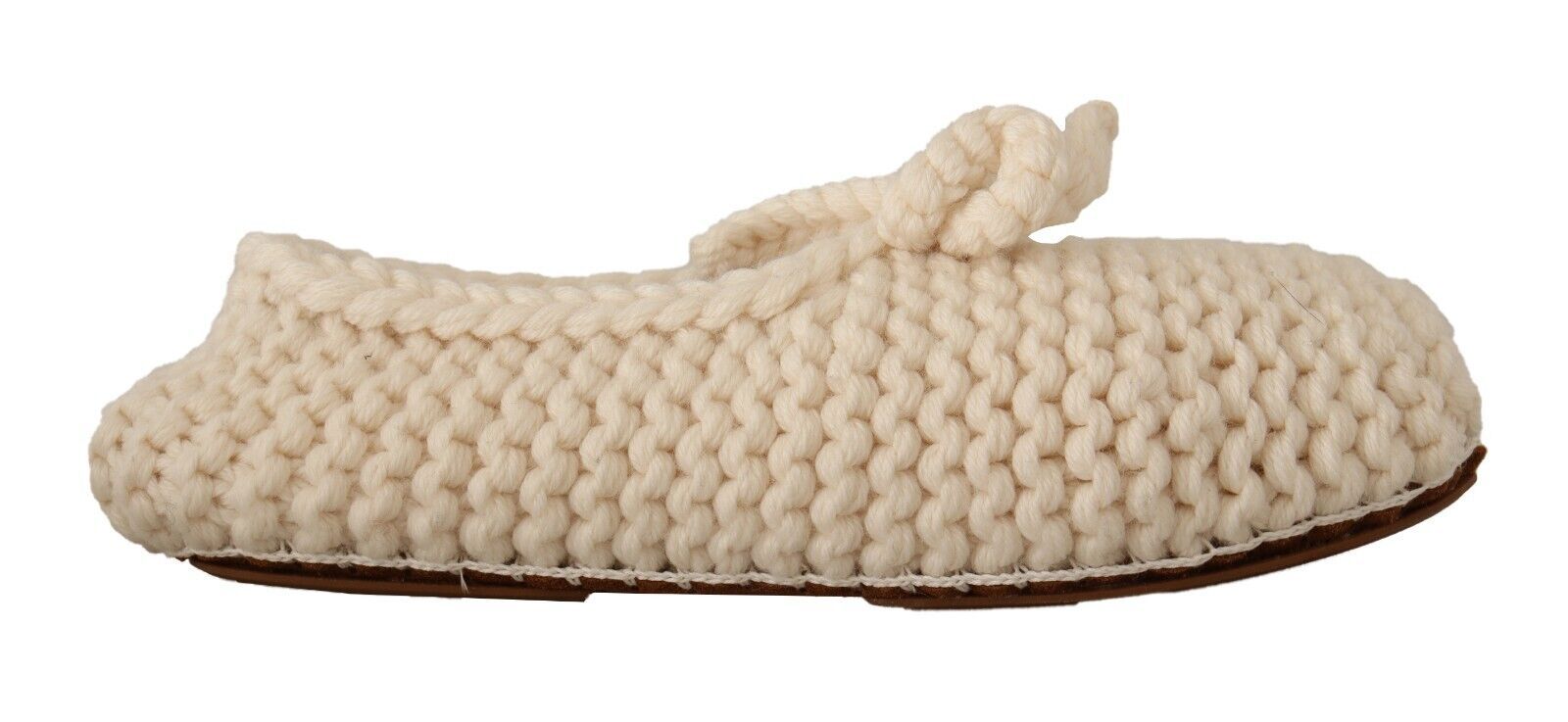 Dolce &amp; Gabbana Chic Wool Knit Ballerina Flats