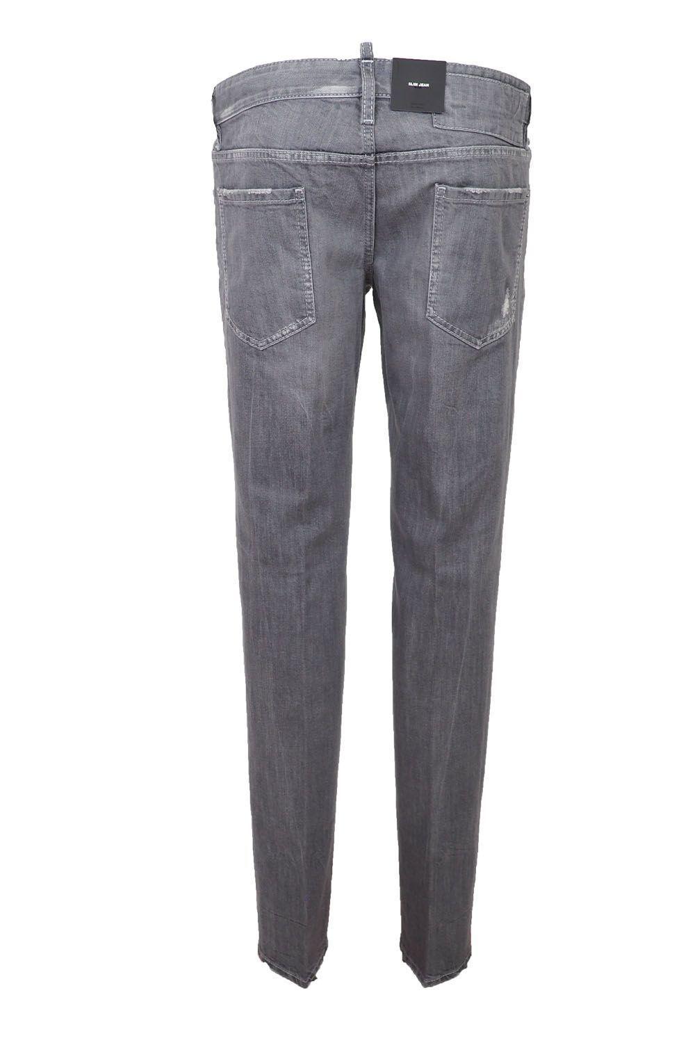 Dsquared² Chic Grey Slim-Fit Τζιν για τον Μοντέρνο Άνδρα